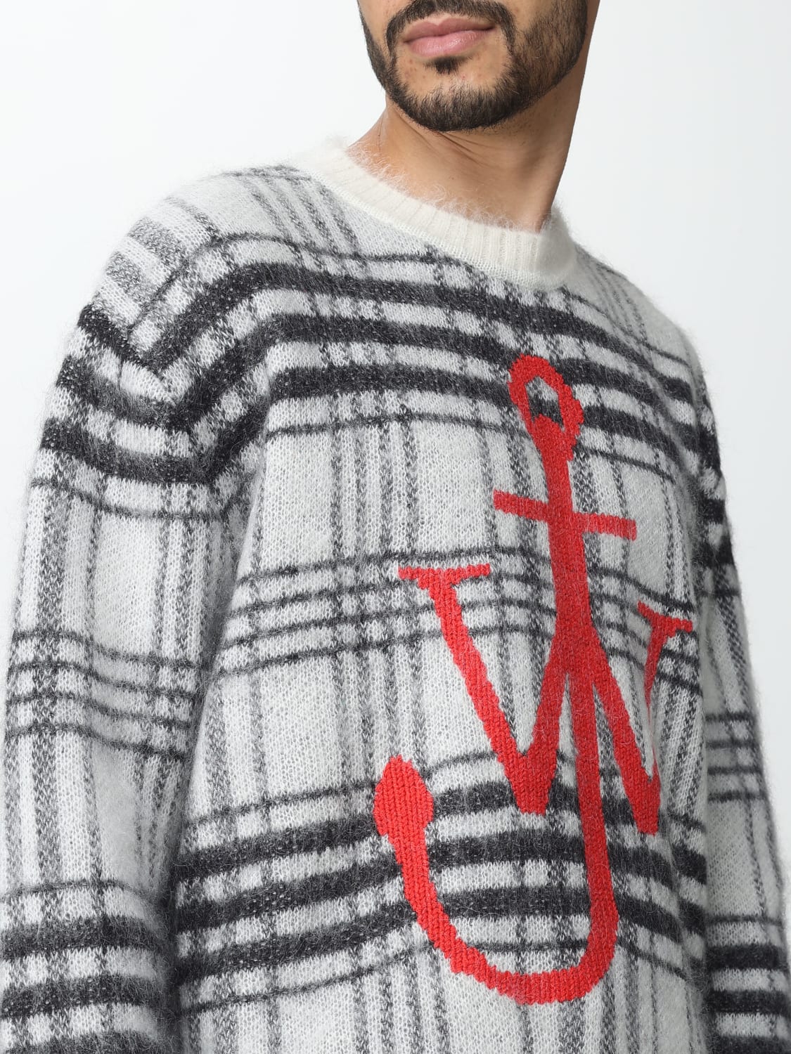 JW ANDERSON PULL: Pull homme Jw Anderson, Blanc - Img 5