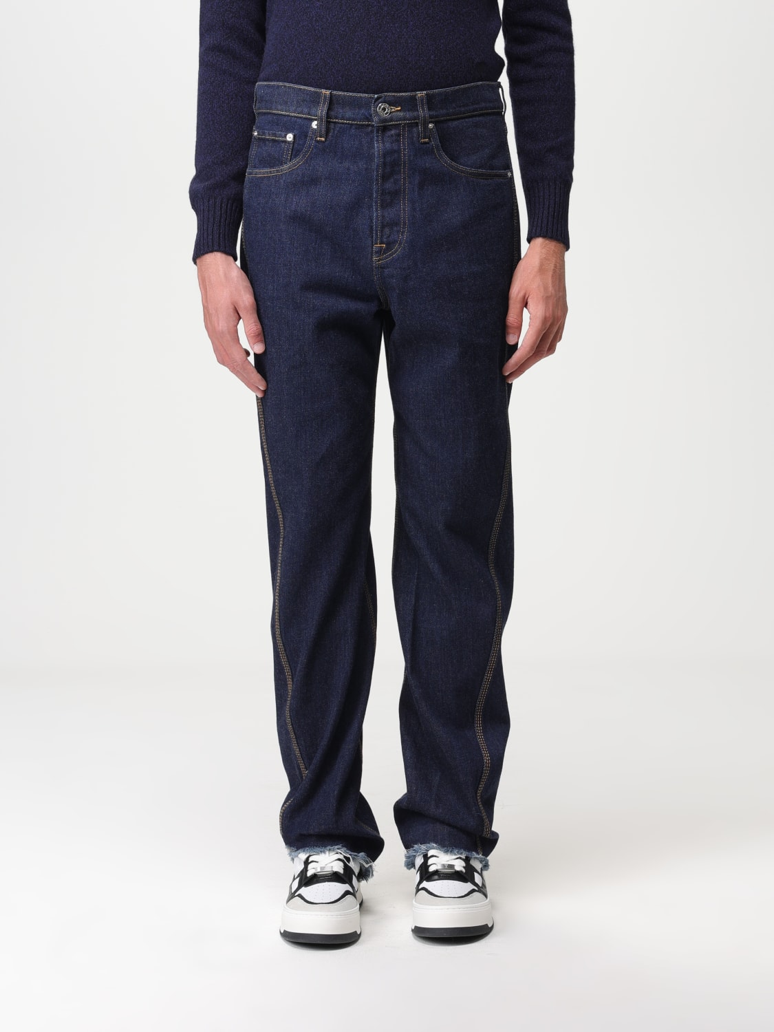 Lanvin Outlet: Jeans men - Navy | Lanvin jeans RMTR0151D006A23 online ...