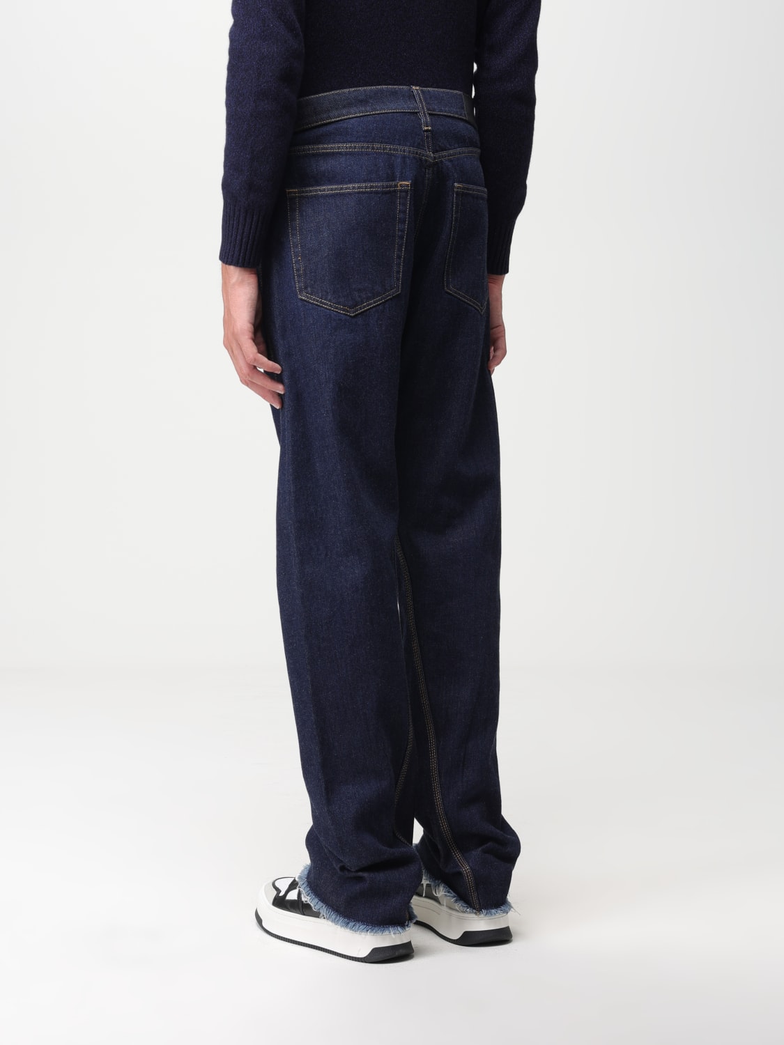 LANVIN JEANS: Jeans men Lanvin, Navy - Img 2