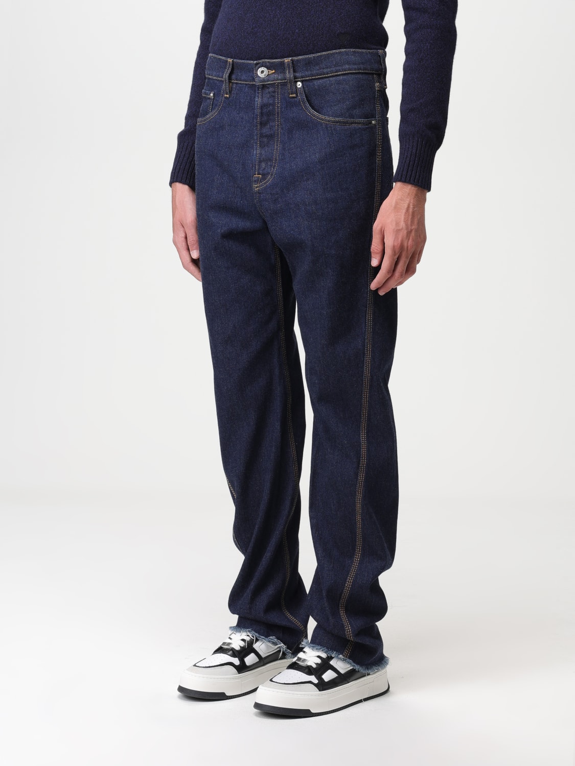 LANVIN JEANS: Jeans men Lanvin, Navy - Img 3