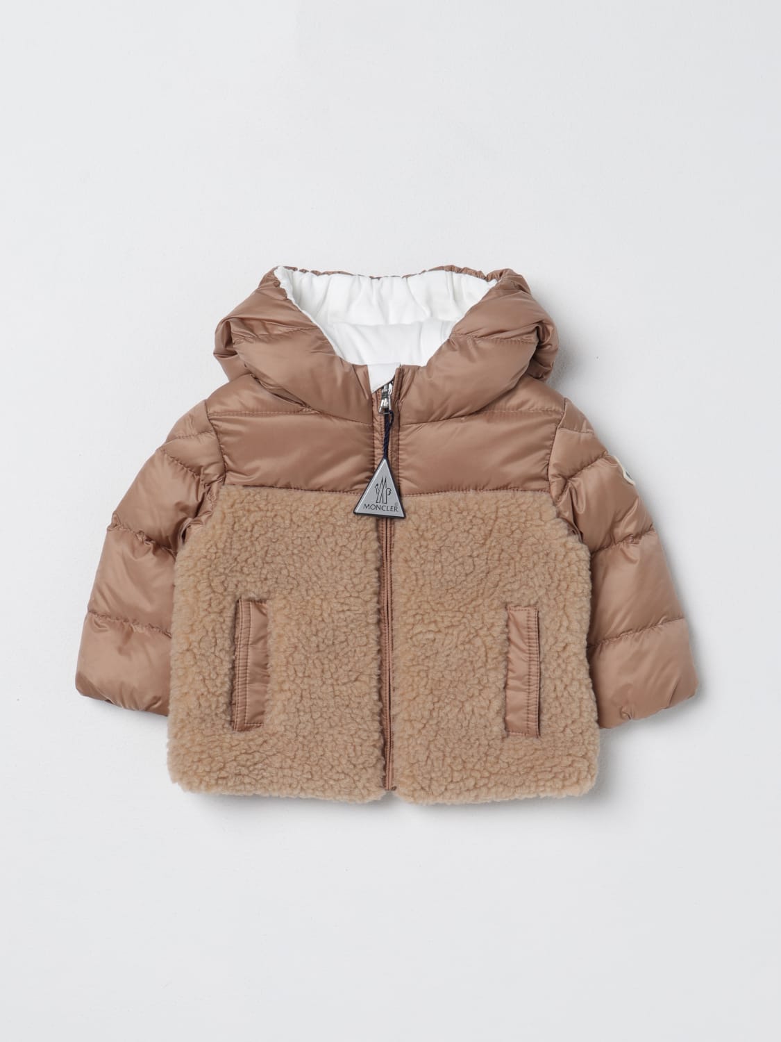 MONCLER JACKE: Jacke kinder Moncler, Braun - Img 1