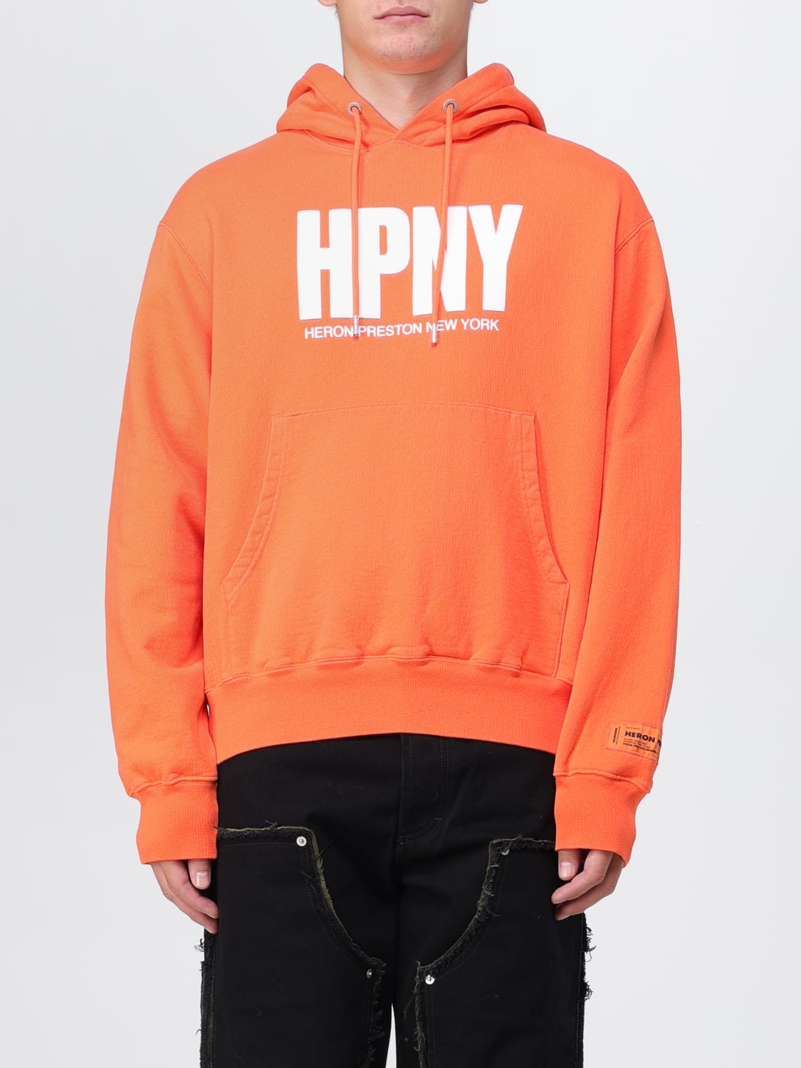 Heron Preston Outlet: Sweater men - Orange | Heron Preston sweater  HMBB024C99JER004 online at GIGLIO.COM