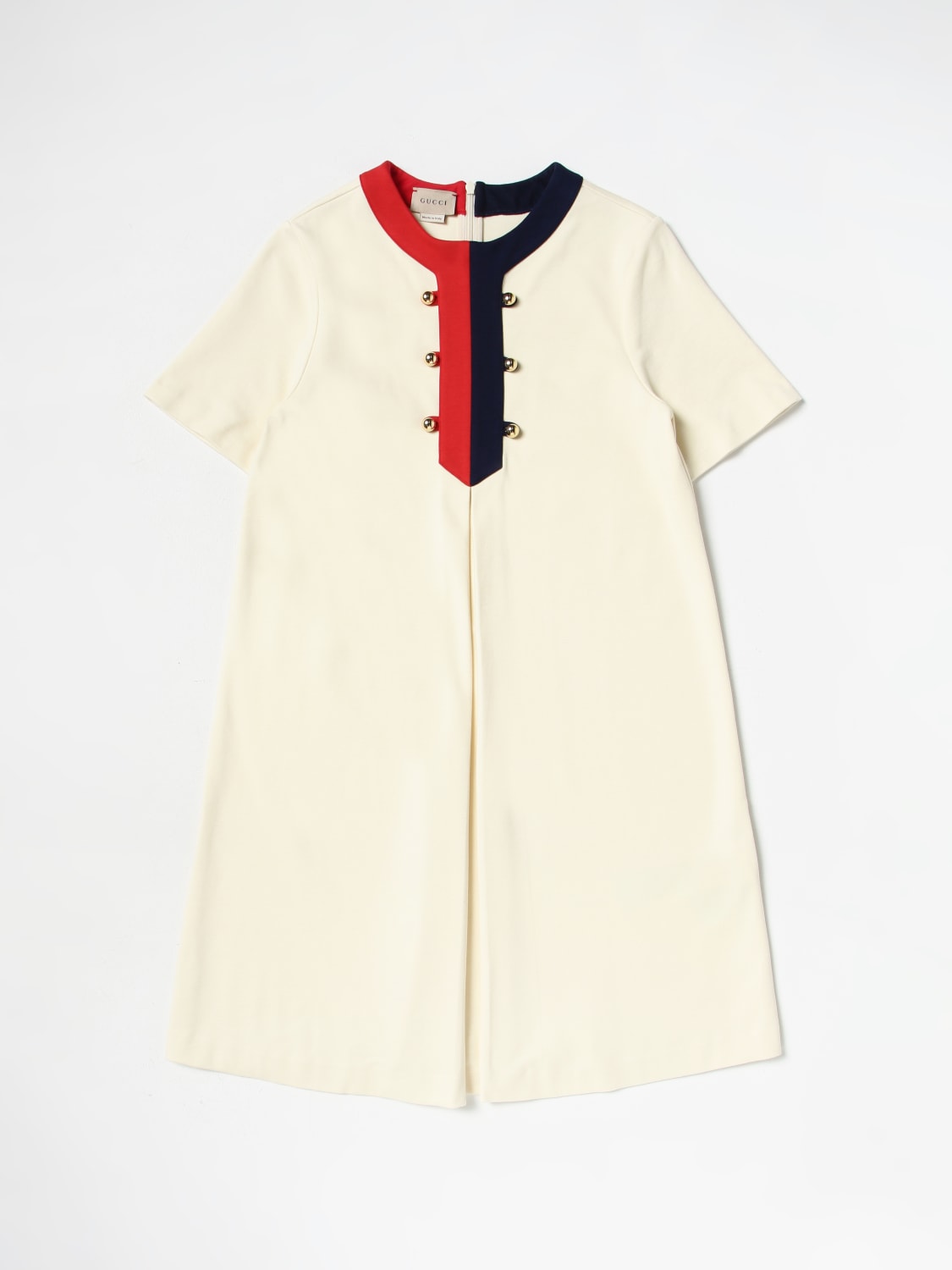 GUCCI DRESS: Gucci dress in viscose jersey, Cream - Img 1