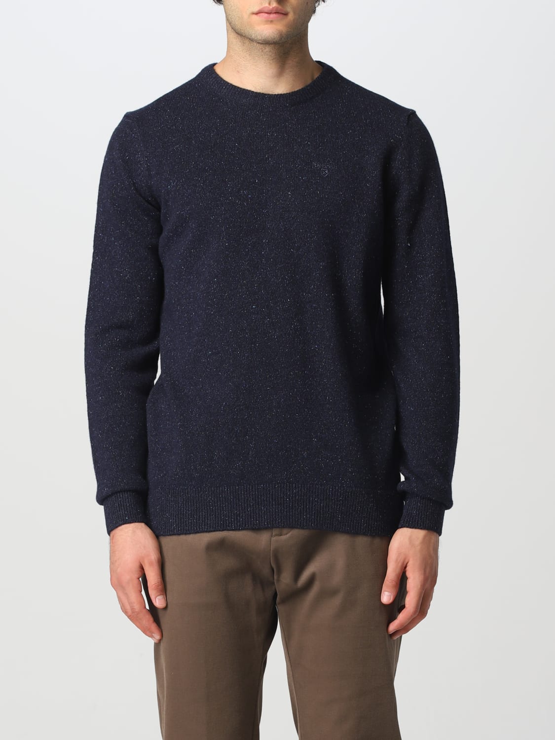 BARBOUR SWEATER: Sweater men Barbour, Navy - Img 1