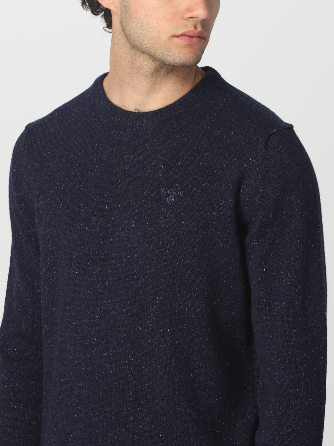 BARBOUR SWEATER: Sweater men Barbour, Navy - Img 3
