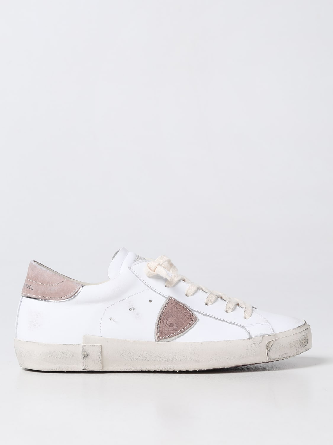 SALE‼️【新品】PHILIPPEMODEL ピンク／ホワイト イタリア製 40 PHILIPPE MODEL: Sneakers woman - White 1 | Philippe Model
