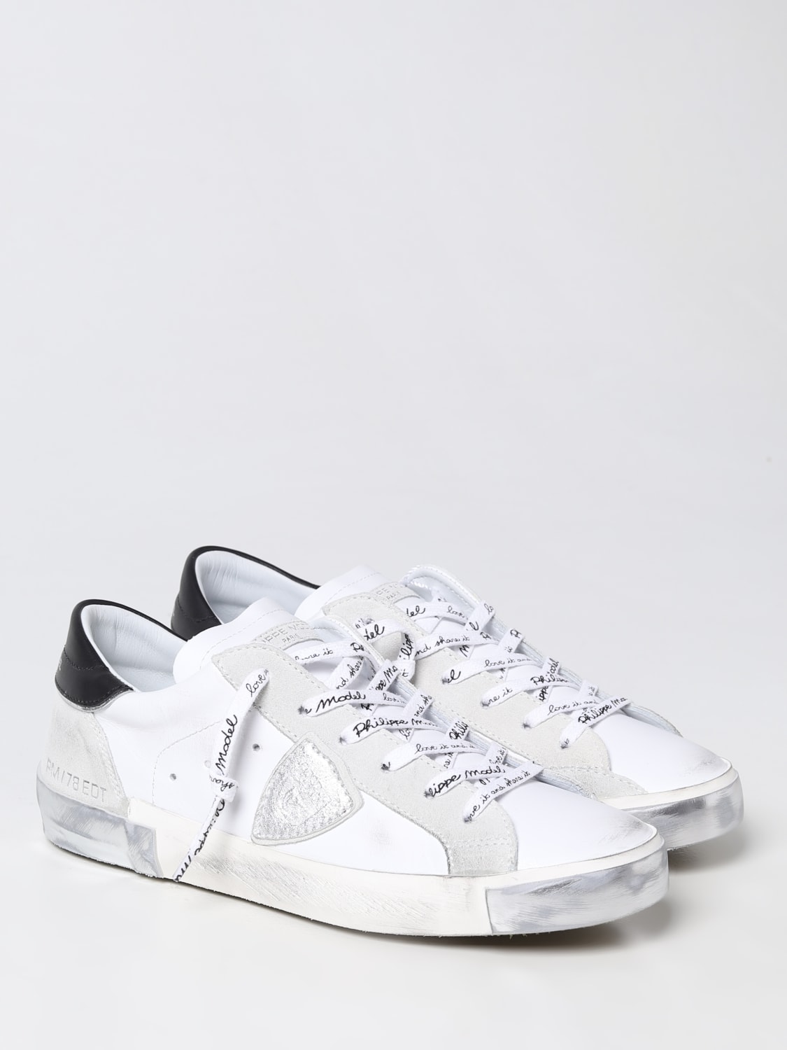 PHILIPPE MODEL TRAINERS: Trainers men Philippe Model, White - Img 2