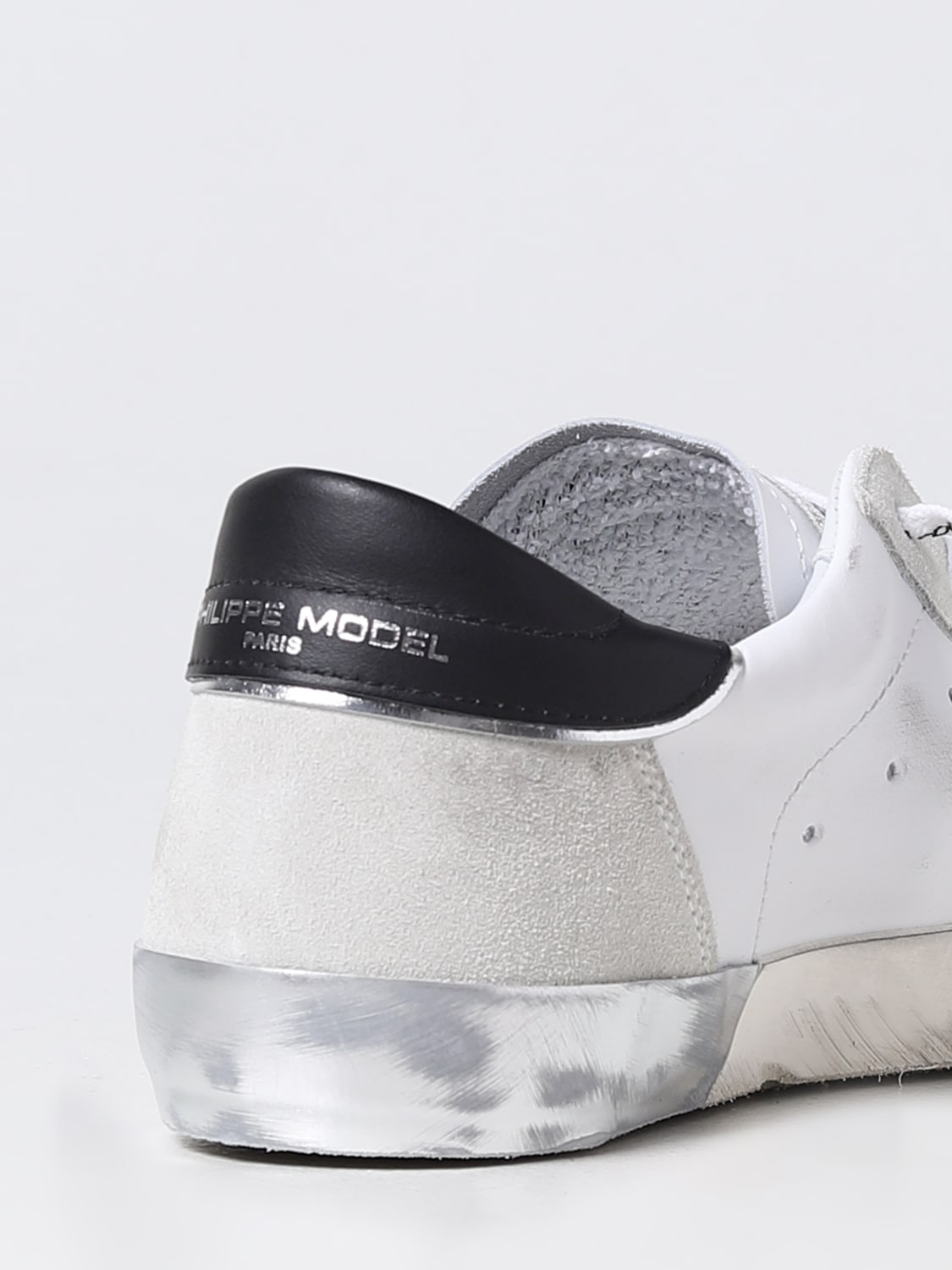 PHILIPPE MODEL TRAINERS: Trainers men Philippe Model, White - Img 3