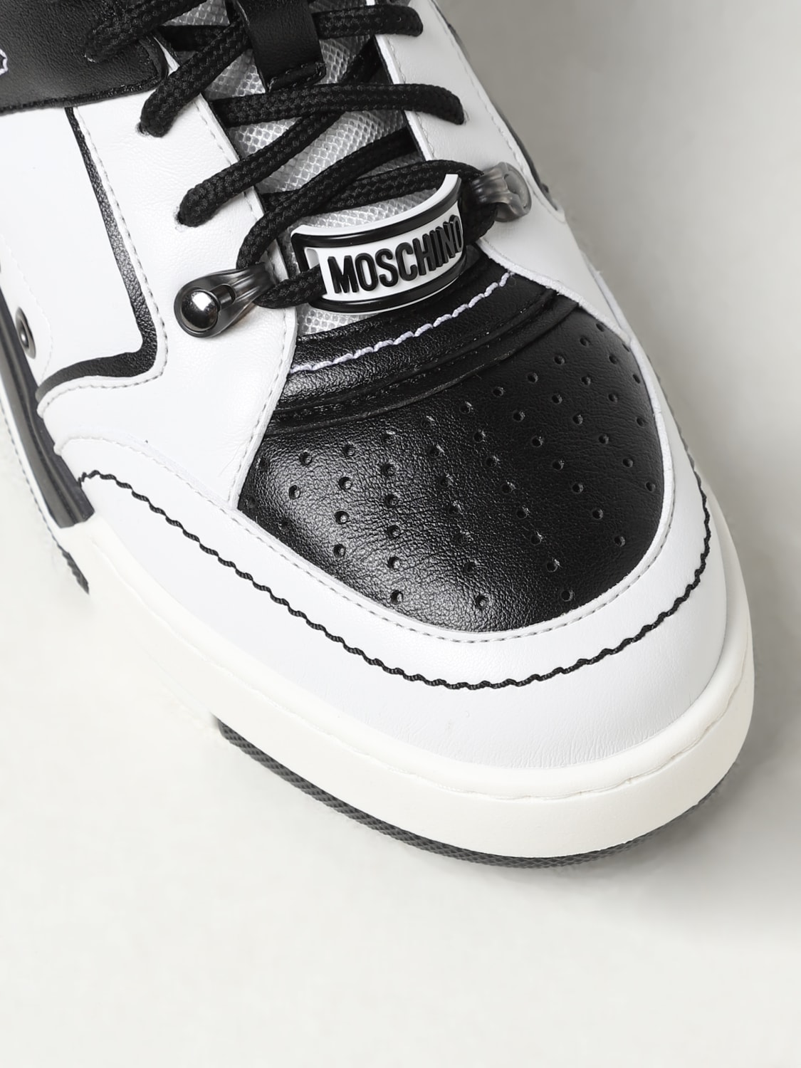 MOSCHINO COUTURE SNEAKERS: Moschino Couture sneakers in synthetic leather, Multicolor - Img 4