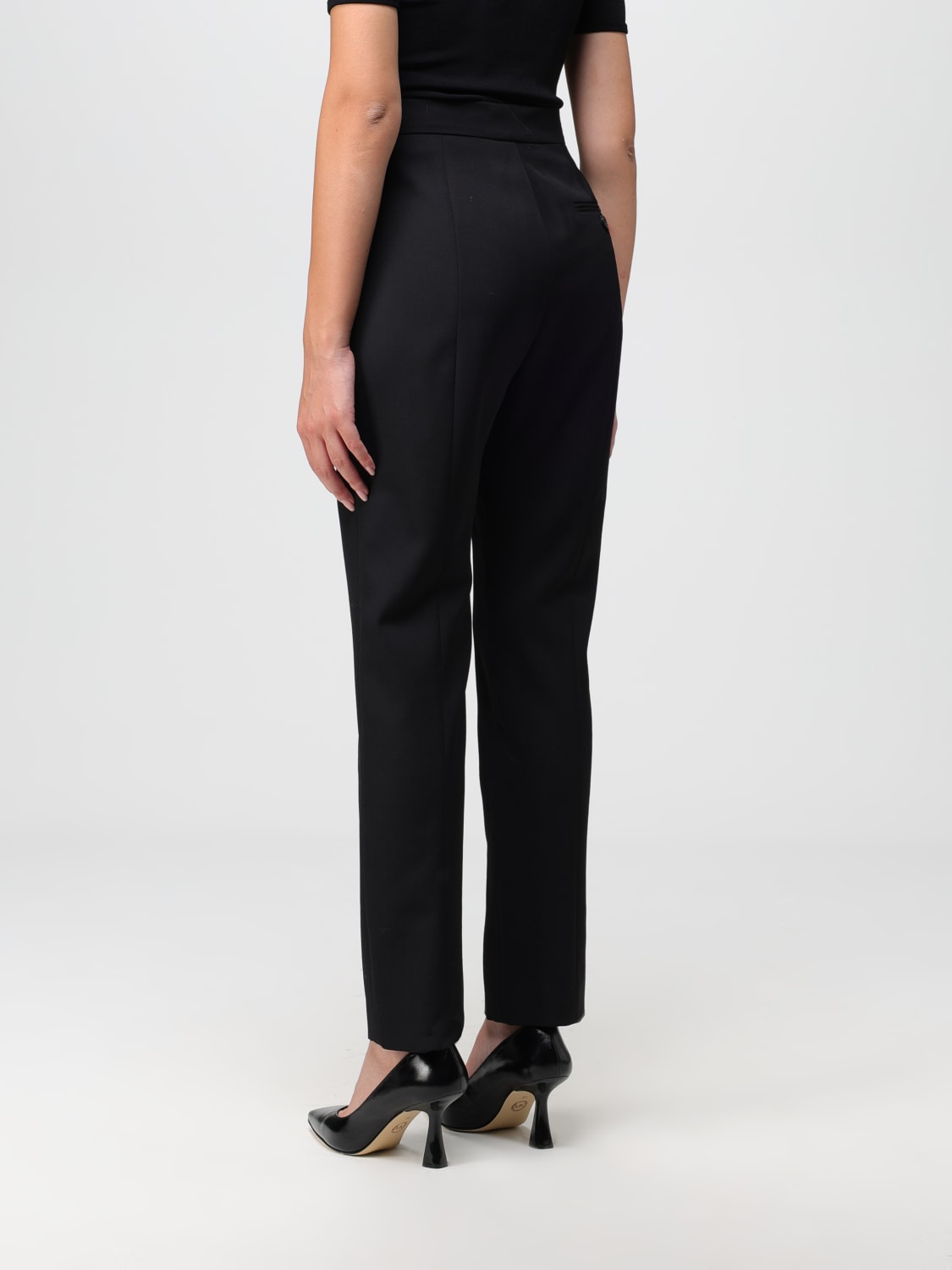 McQueen Outlet: wool pants - Black | McQueen pants