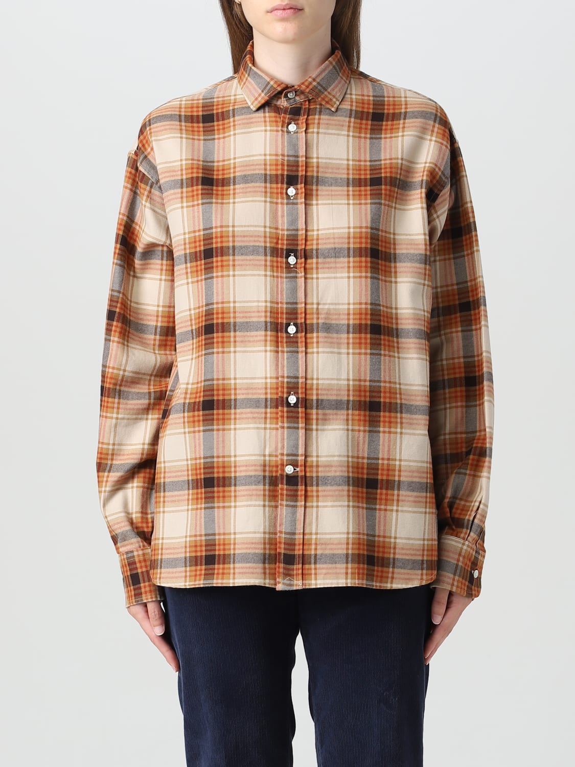 POLO RALPH LAUREN SHIRT: Polo Ralph Lauren cotton shirt, Beige - Img 1