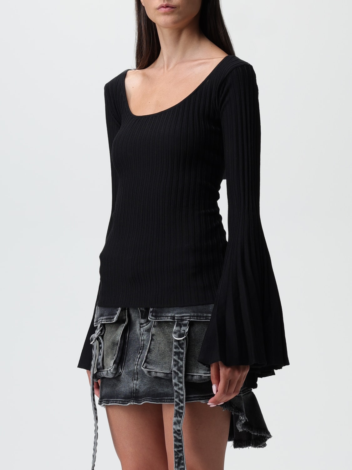 BLUMARINE PULLOVER: Pullover damen Blumarine, Schwarz - Img 4
