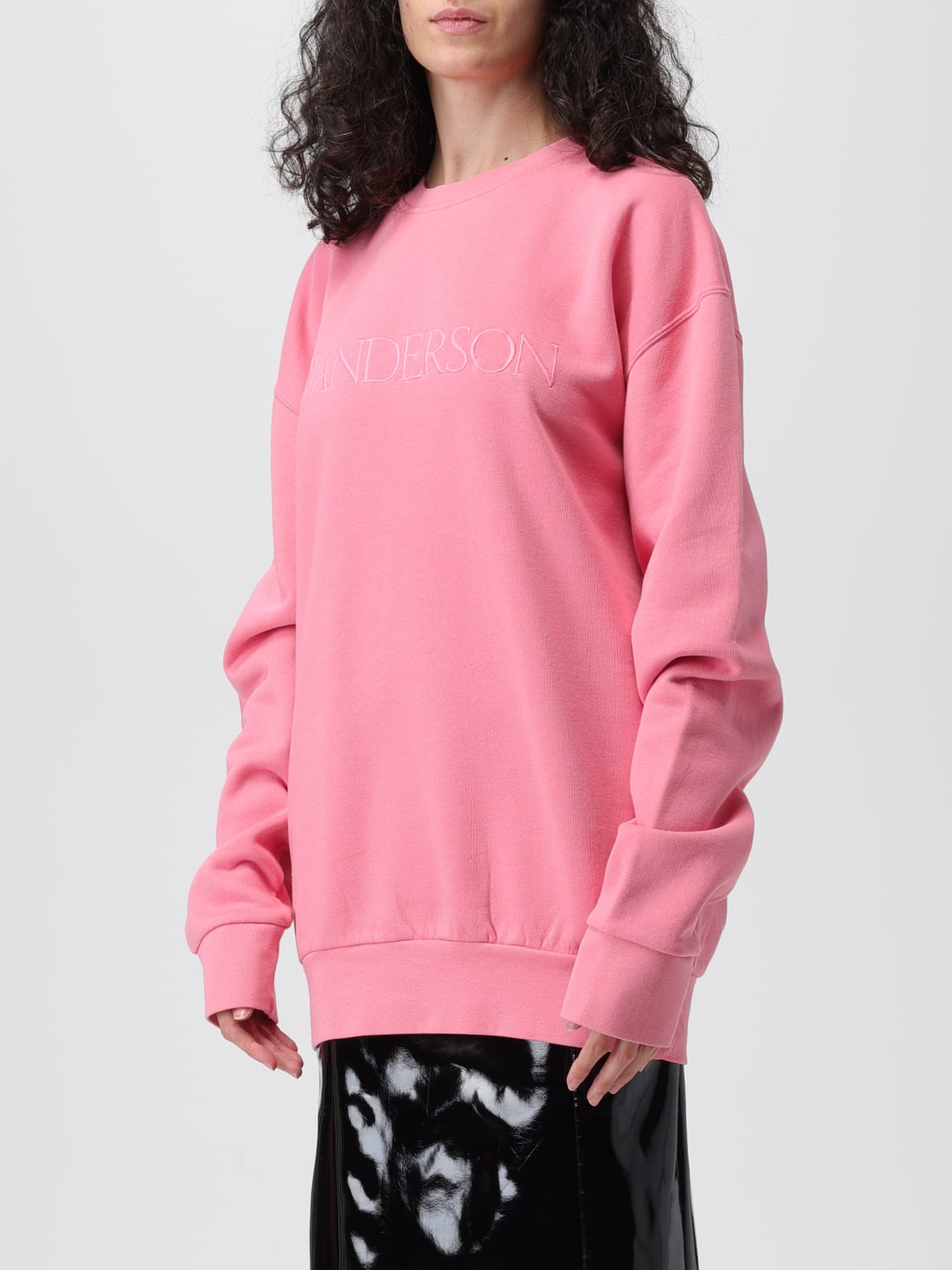 JW ANDERSON SWEATSHIRT: Sweater woman Jw Anderson, Pink - Img 4