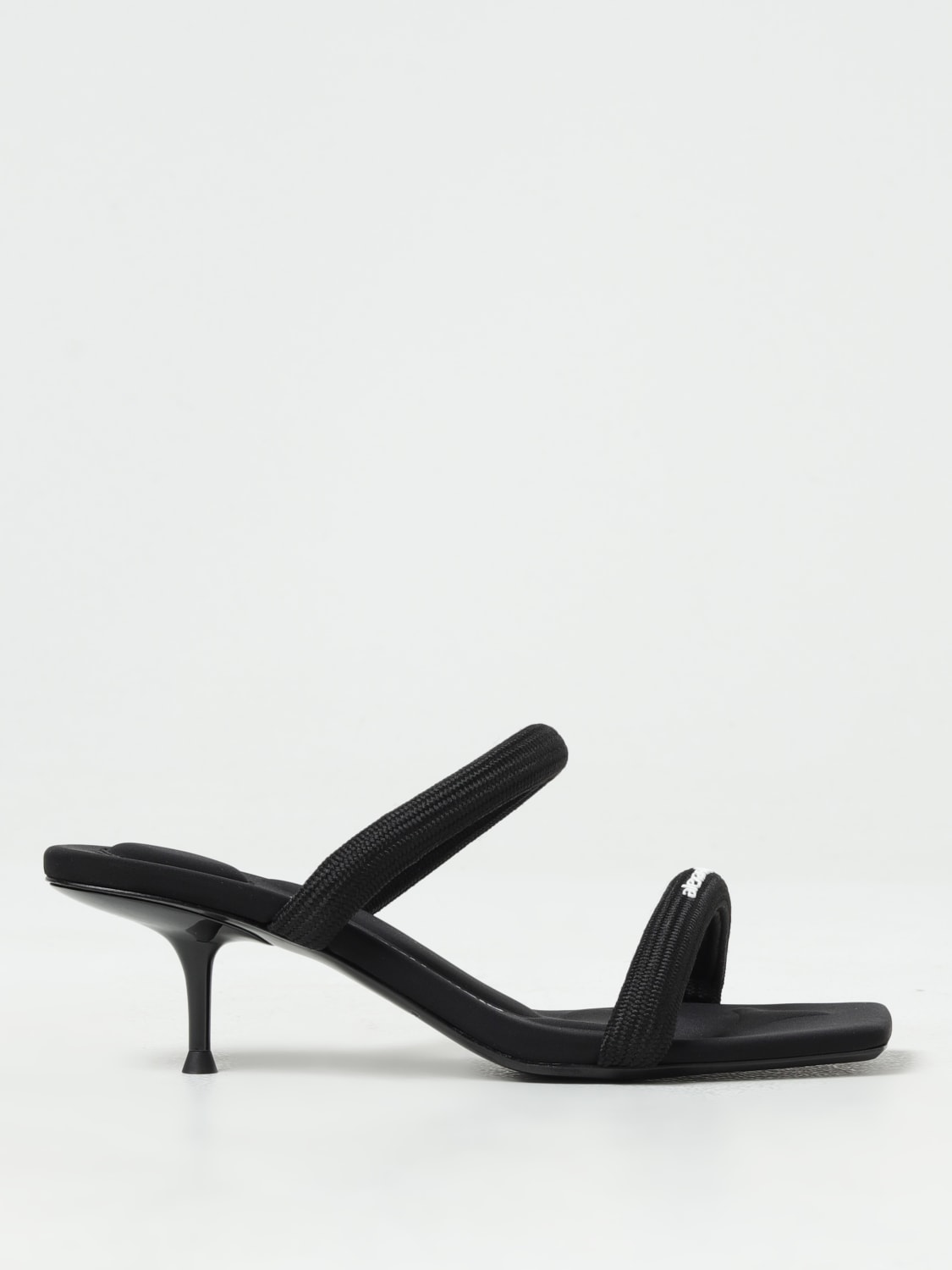 ALEXANDER WANG: Jessie sandals in padded mesh - Black | Alexander 