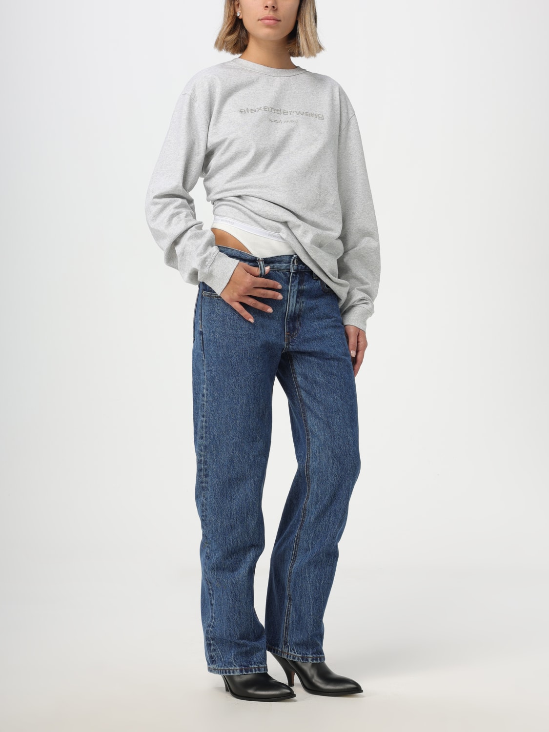 Alexander Wangアウトレット：Tシャツ レディース - グレー