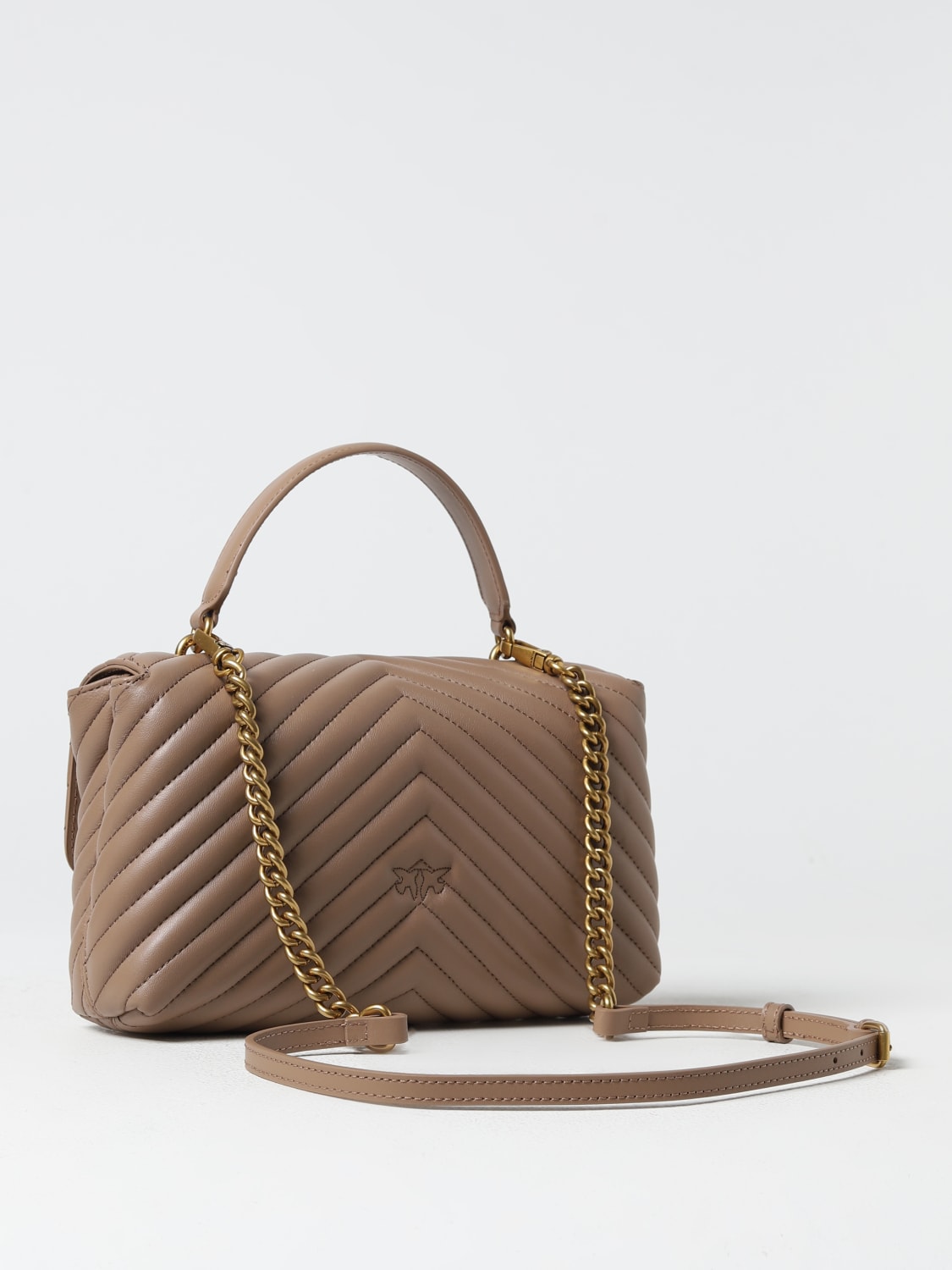 PINKO HANDBAG: Shoulder bag woman Pinko, Beige - Img 2