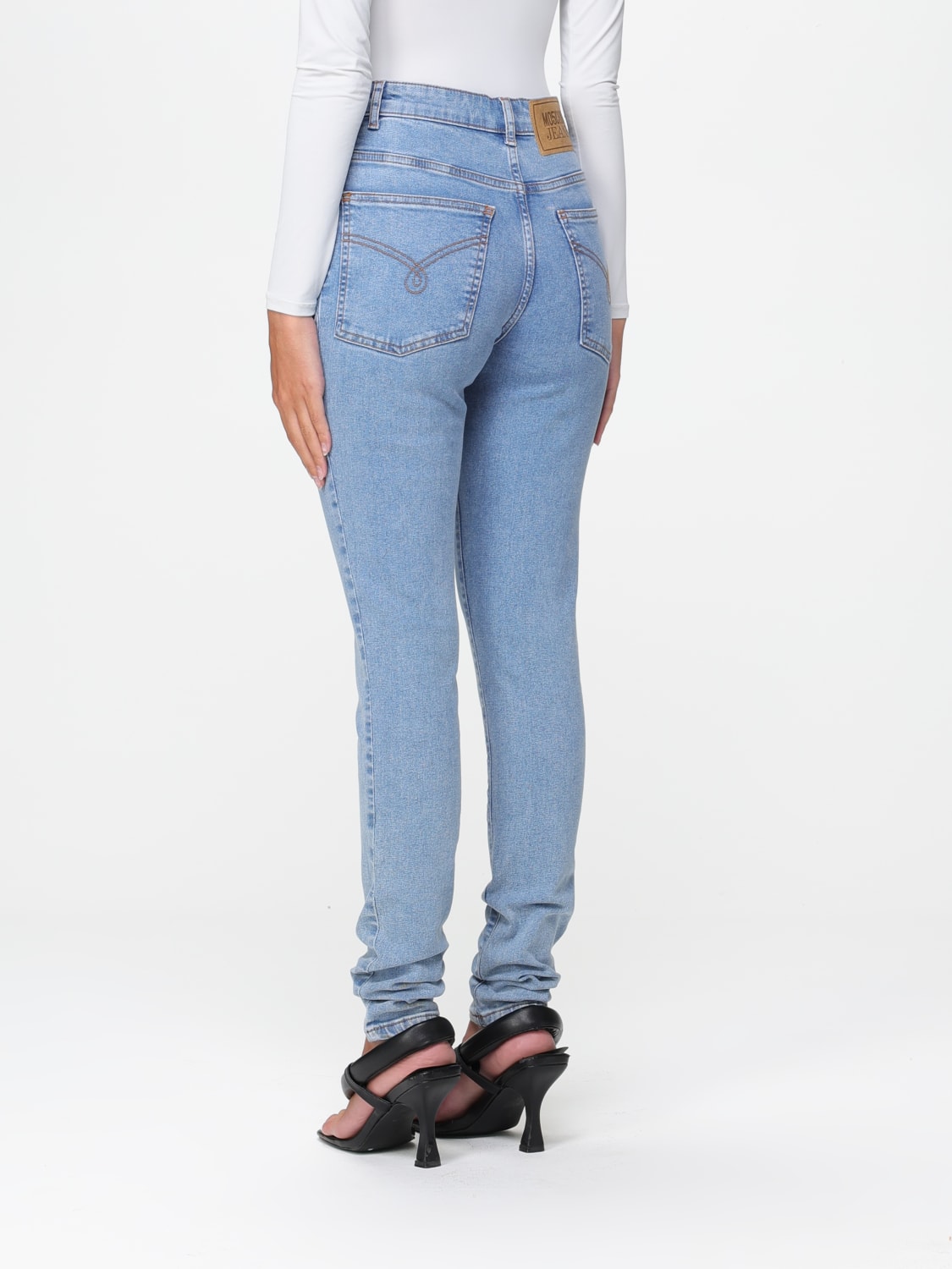 MOSCHINO JEANS PANTS: Pants woman Moschino Jeans, Denim - Img 2