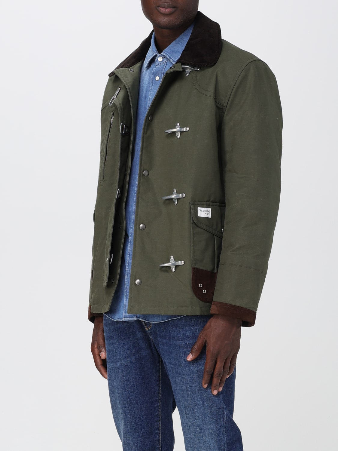 FAY JACKET: Jacket men Fay, Green - Img 3