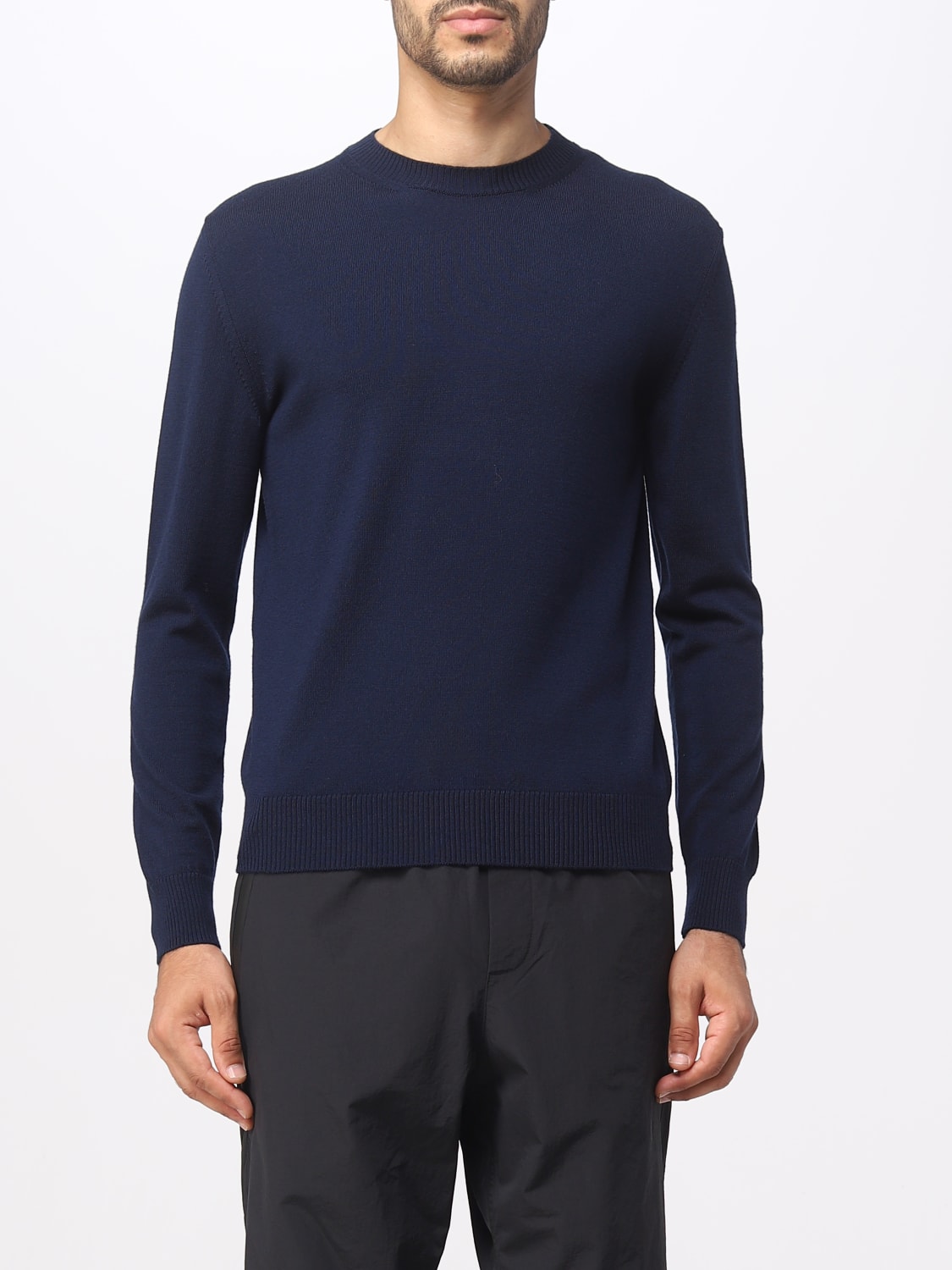 BALLANTYNE SWEATER: Sweatshirt men Ballantyne, Navy - Img 1