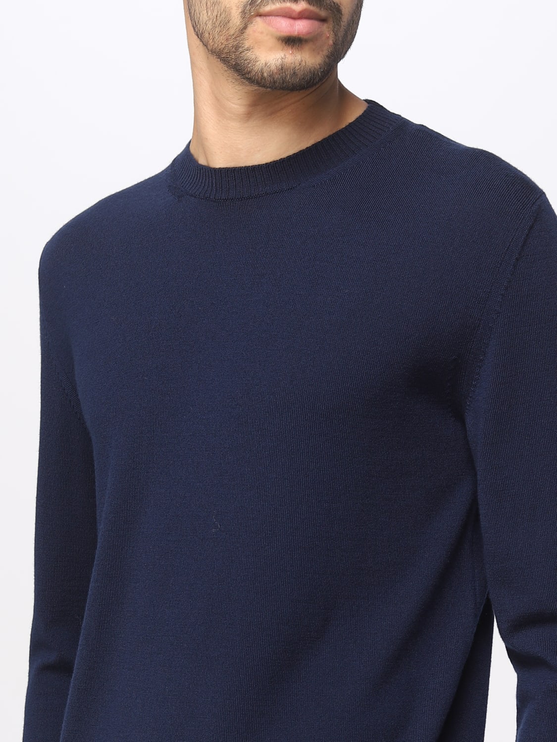 BALLANTYNE SWEATER: Sweatshirt men Ballantyne, Navy - Img 2