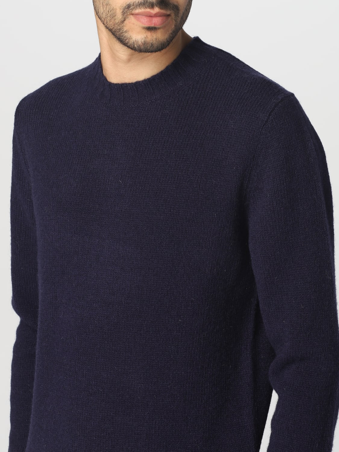 BALLANTYNE SWEATER: Sweatshirt men Ballantyne, Navy - Img 3