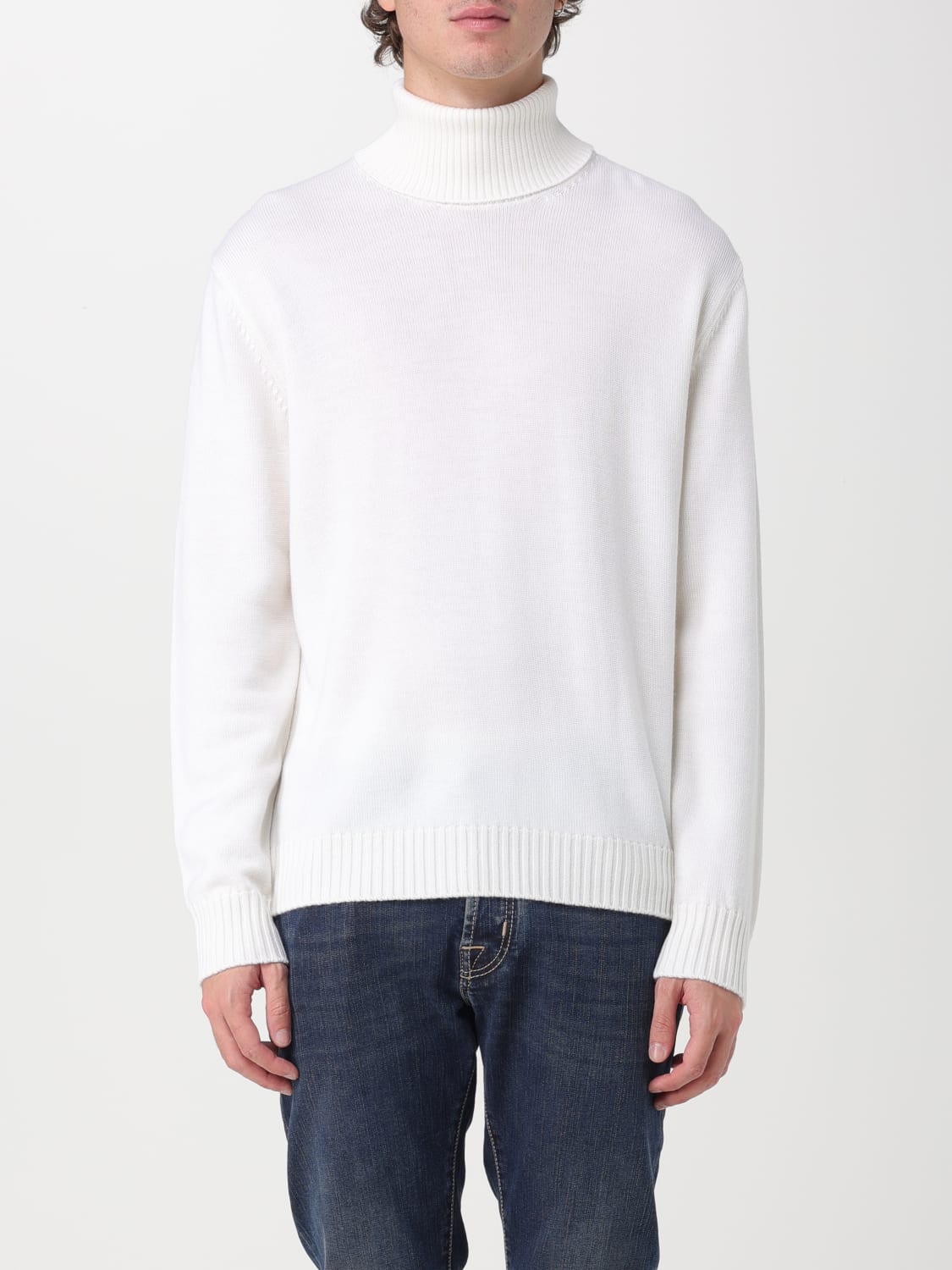 BALLANTYNE SWEATER: Sweatshirt men Ballantyne, White - Img 1