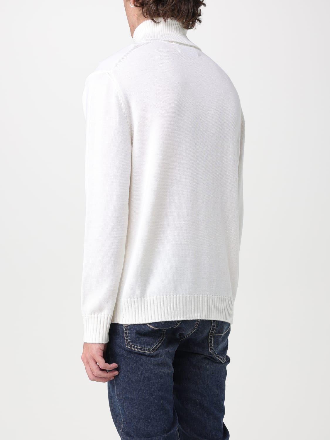 BALLANTYNE SWEATER: Sweatshirt men Ballantyne, White - Img 2
