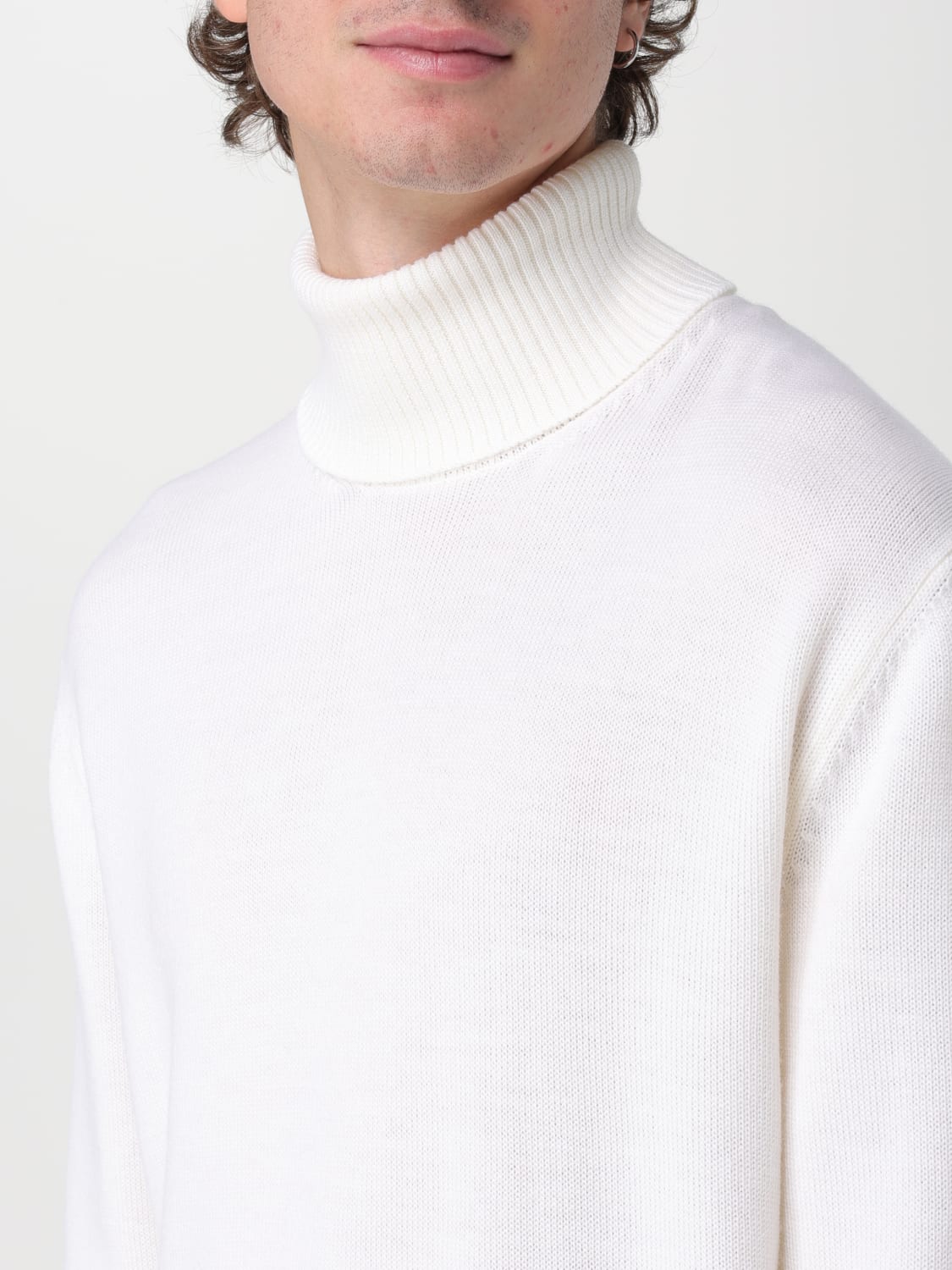 BALLANTYNE SWEATER: Sweatshirt men Ballantyne, White - Img 3