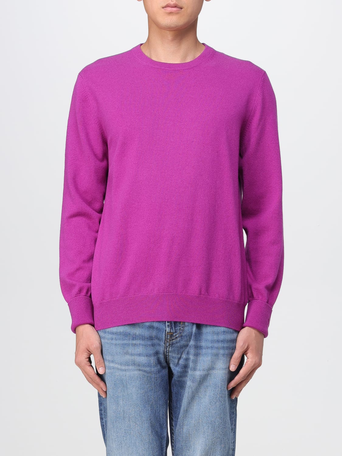 BALLANTYNE SWEATER: Sweatshirt men Ballantyne, Violet - Img 1