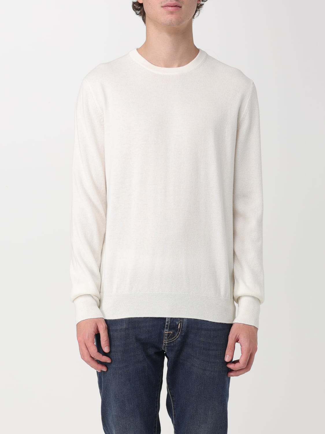 BALLANTYNE SWEATER: Sweatshirt men Ballantyne, Butter - Img 1