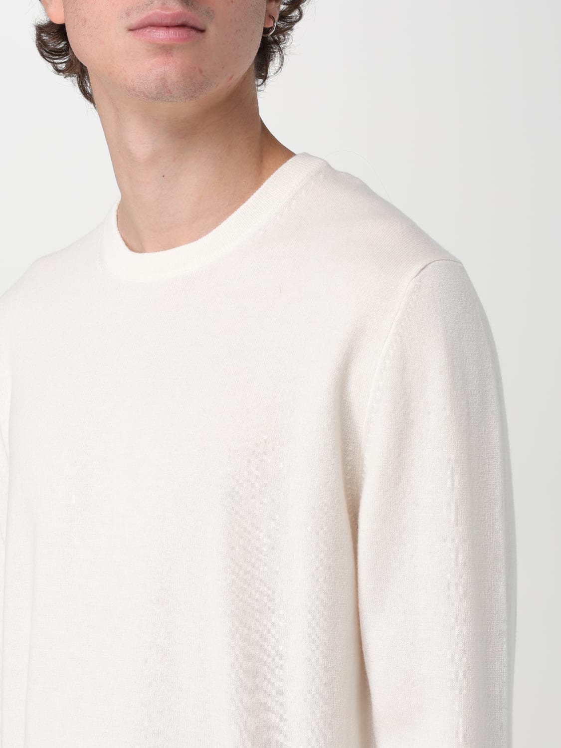 BALLANTYNE SWEATER: Sweatshirt men Ballantyne, Butter - Img 3