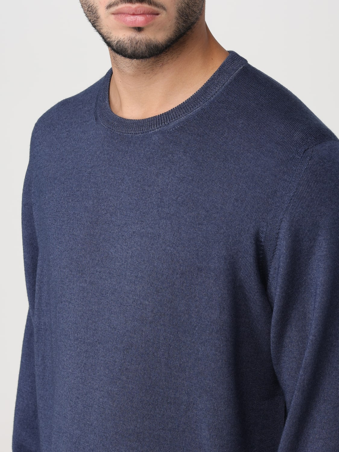 DRUMOHR JERSEY: Sudadera hombre Drumohr, Azul Oscuro - Img 3