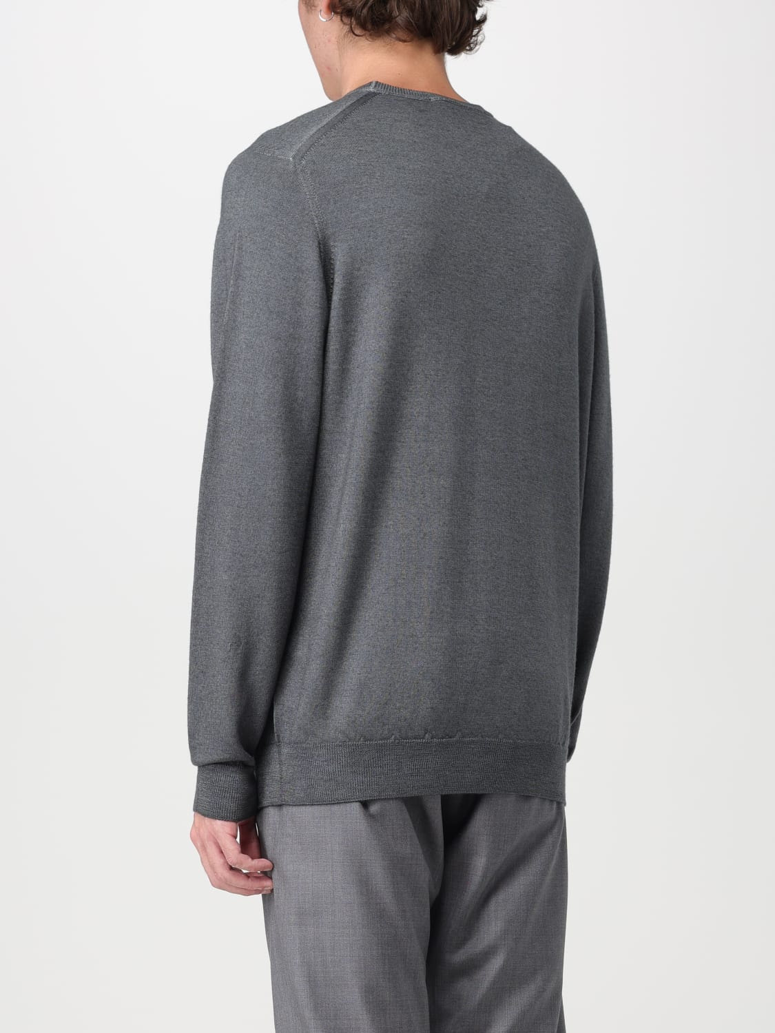 DRUMOHR MAGLIA: Pullover Drumohr in lana, Grigio - Img 2