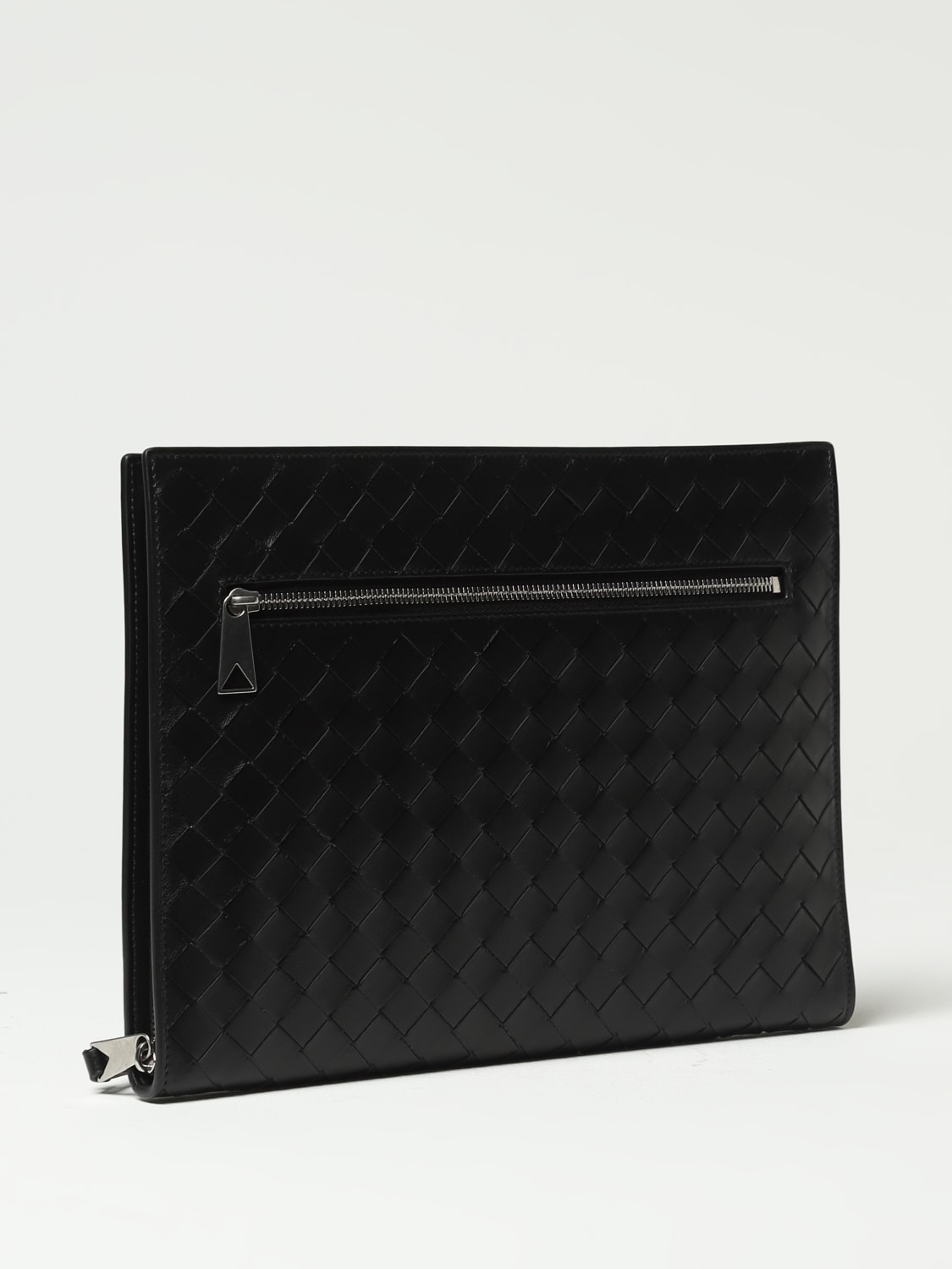 BOTTEGA VENETA PORTADOCUMENTI: Portadocumenti Bottega Veneta in pelle intrecciata, Nero - Img 2