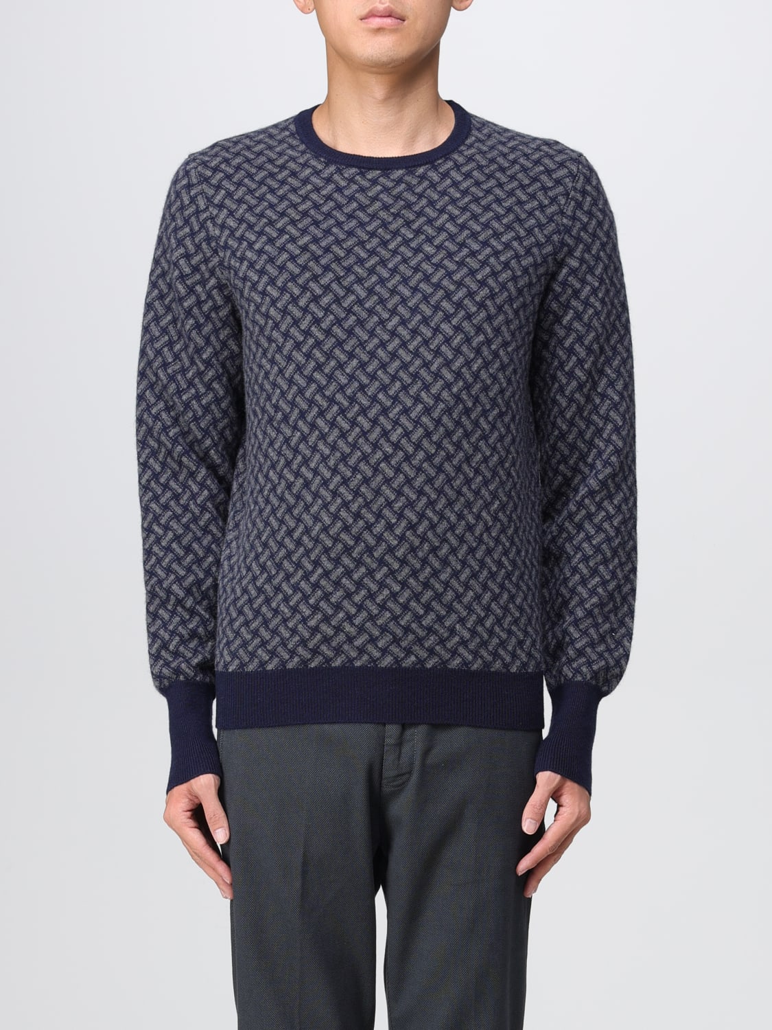 Giglio Pullover Drumohr in cashmere jacquard