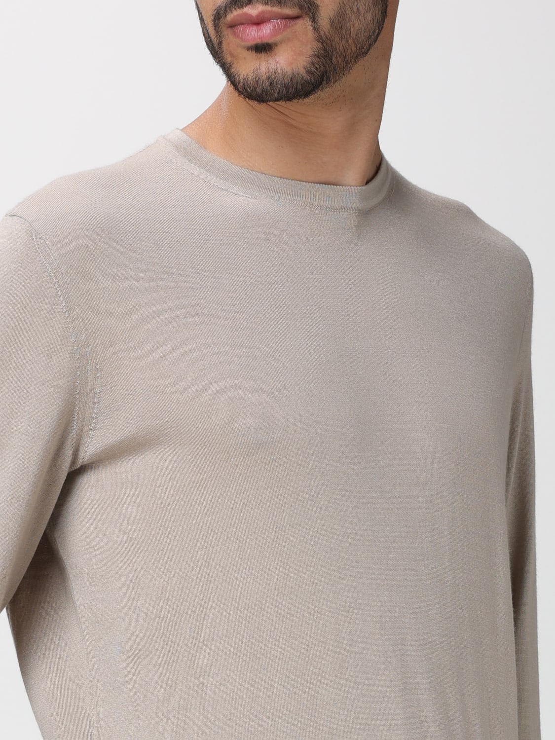 ZEGNA PULLOVER: Pullover herren Zegna, Yellow Cream - Img 5