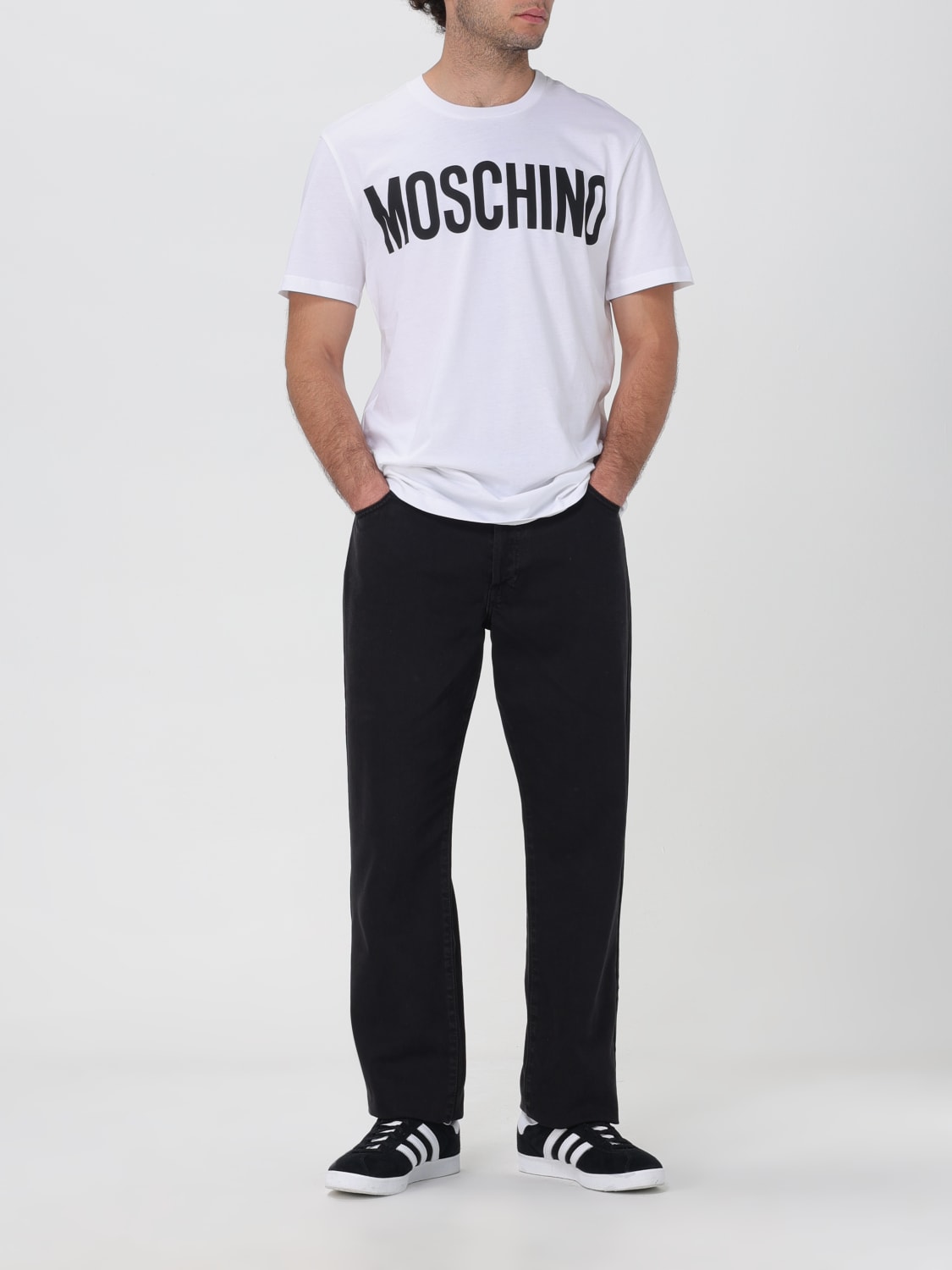 MOSCHINO COUTURE PANTS: Pants men Moschino Couture, Black - Img 2