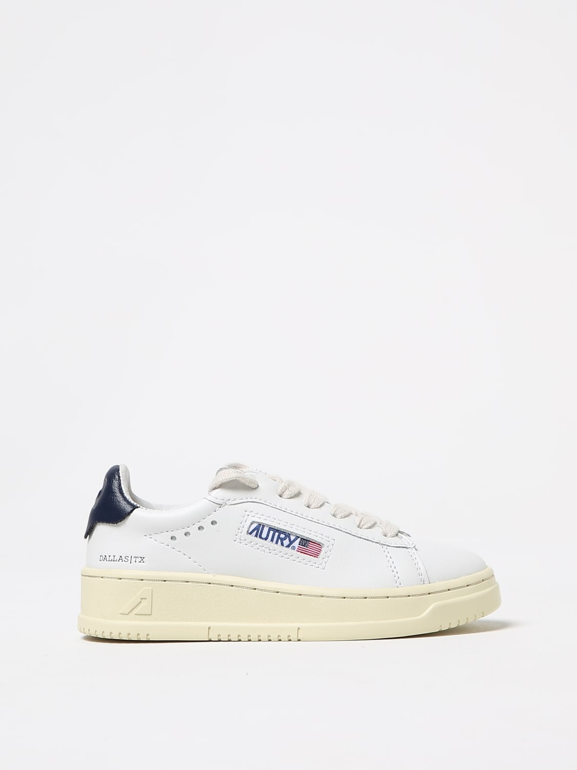 AUTRY SNEAKERS: Autry Dallas leather sneakers, White - Img 1