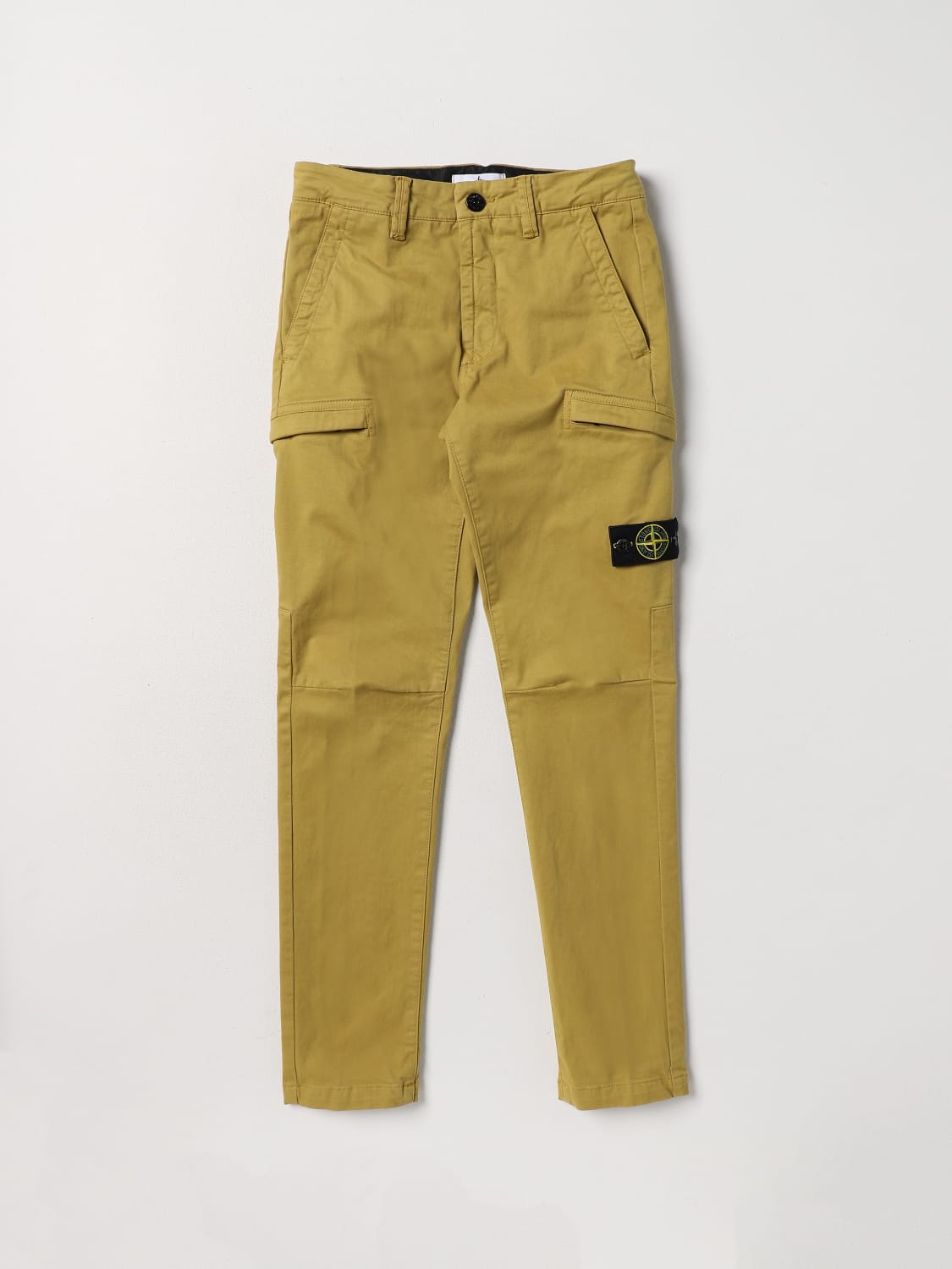 Stone island yellow pants cheap