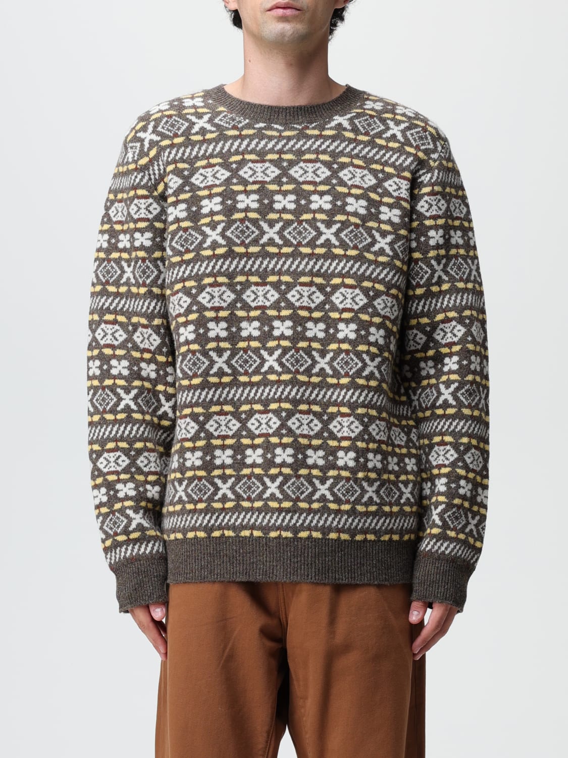 Giglio Maglione A.P.C. in lana merino con motivo jacquard