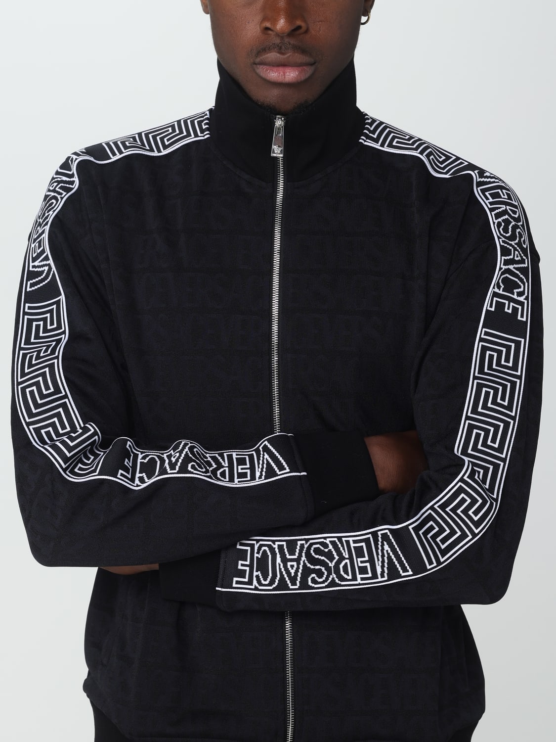 VERSACE SUDADERA: Sudadera hombre Versace, Negro - Img 5