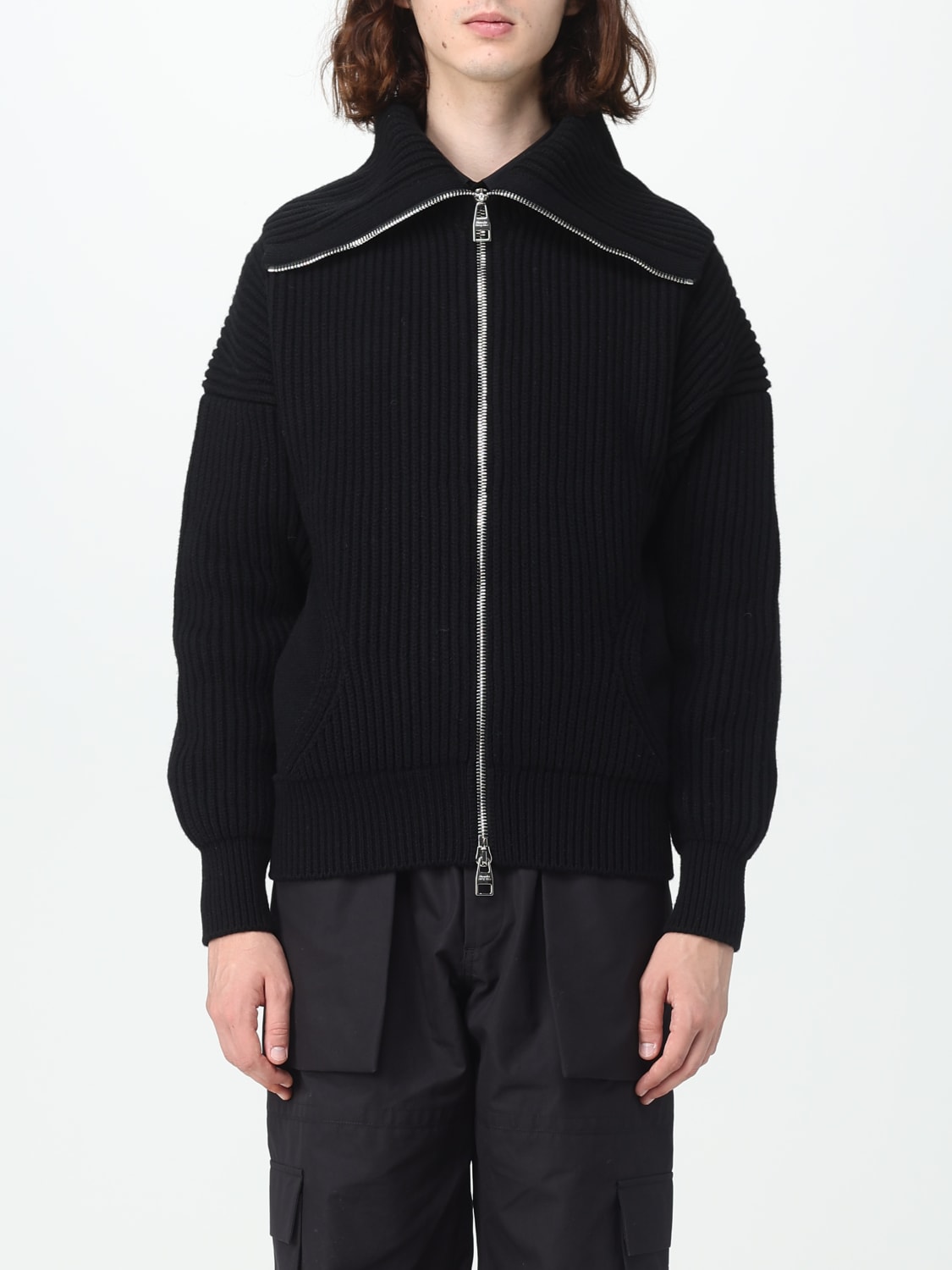 トップス ALEXANDRER McQUEEN / Blouson cardigan MCQUEEN: wool and cashmere cardigan - Black | McQueen