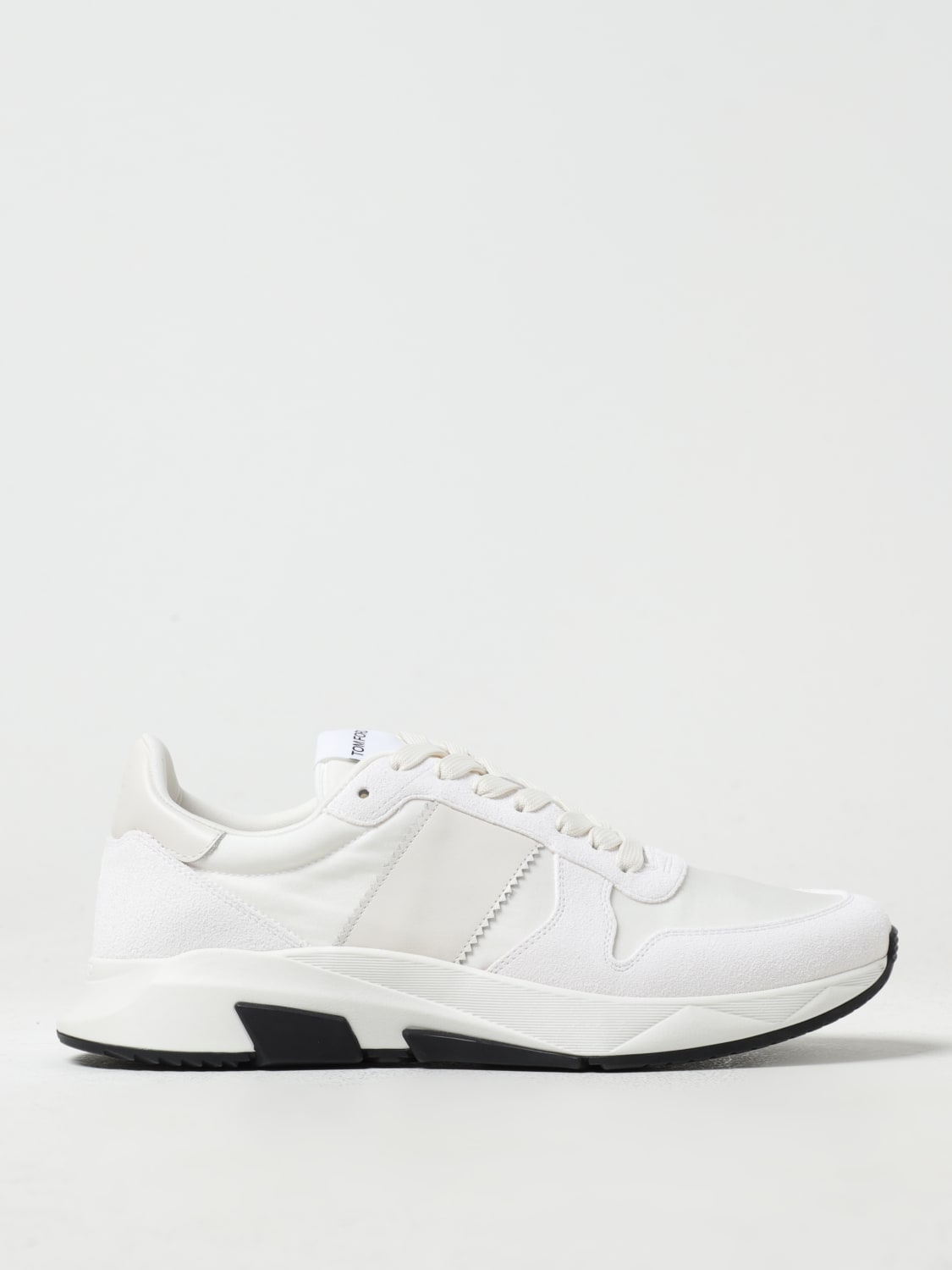 TOM FORD leather and nylon sneakers White Tom Ford sneakers J1262LCL134N online at GIGLIO.COM