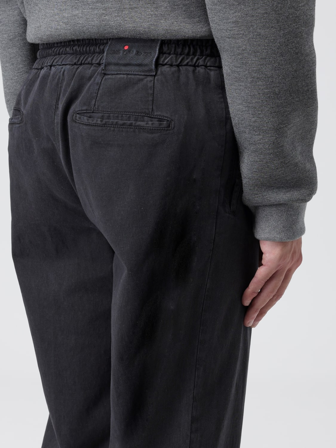 KITON パンツ: パンツ メンズ Kiton, ブラック - Img 5