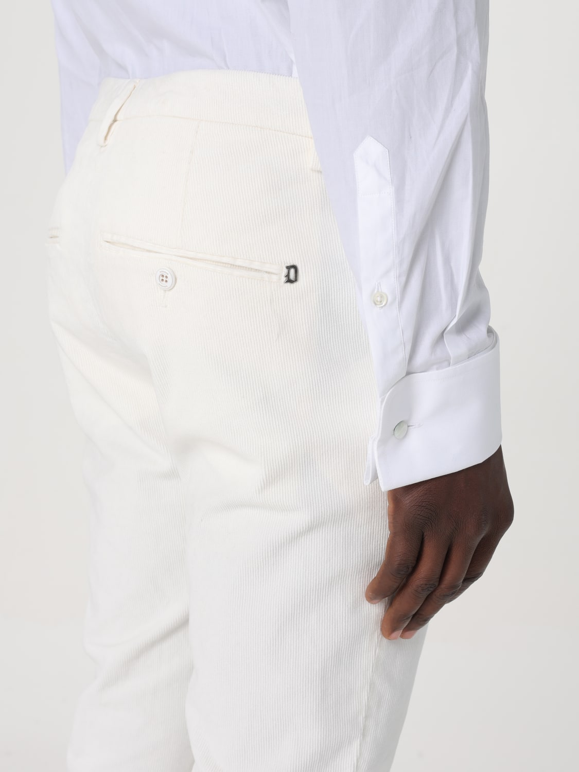 DONDUP PANTALON: Pantalon homme Dondup, Blanc - Img 3