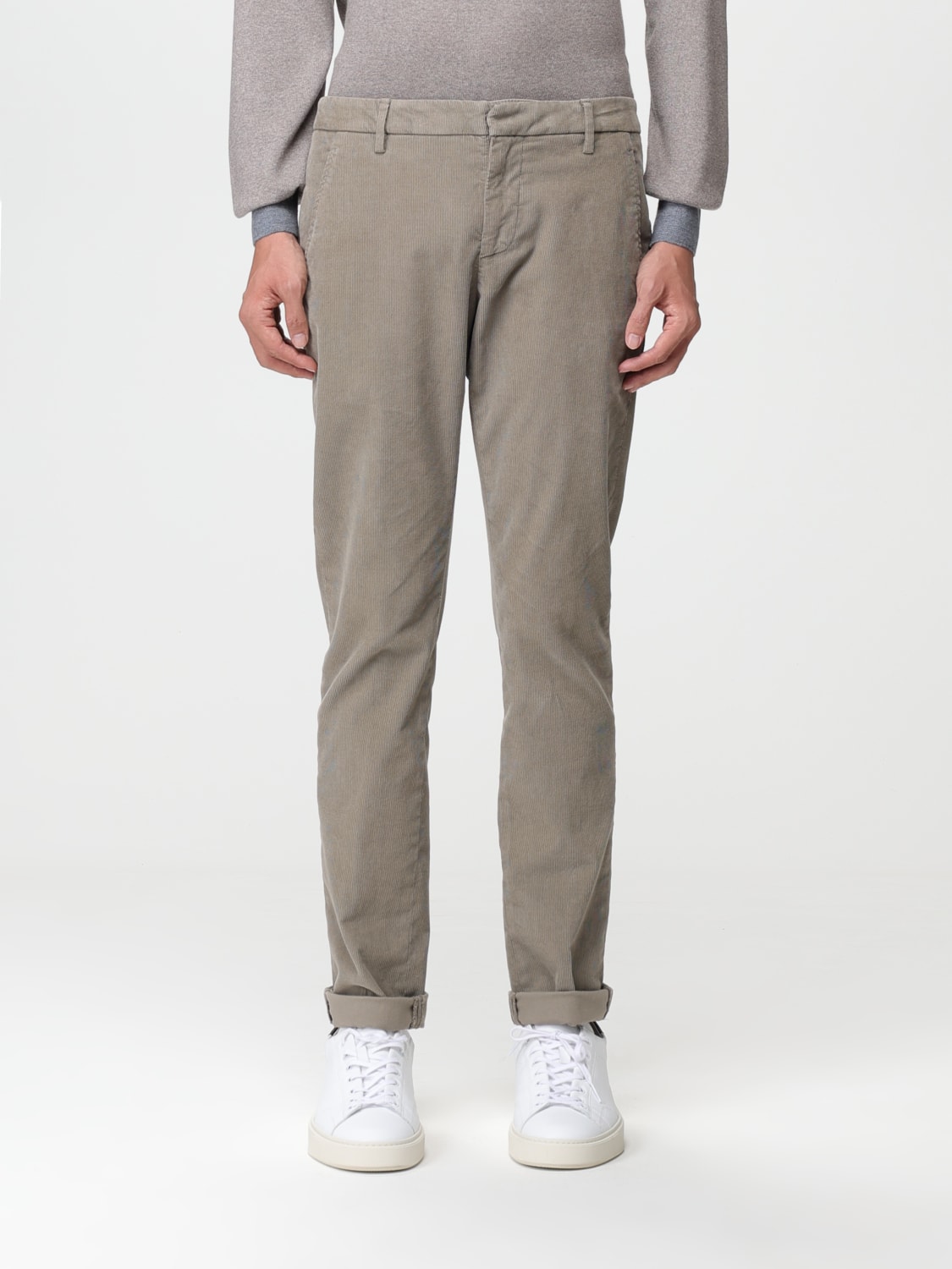 DONDUP PANTS: Pants men Dondup, Dove Grey - Img 1