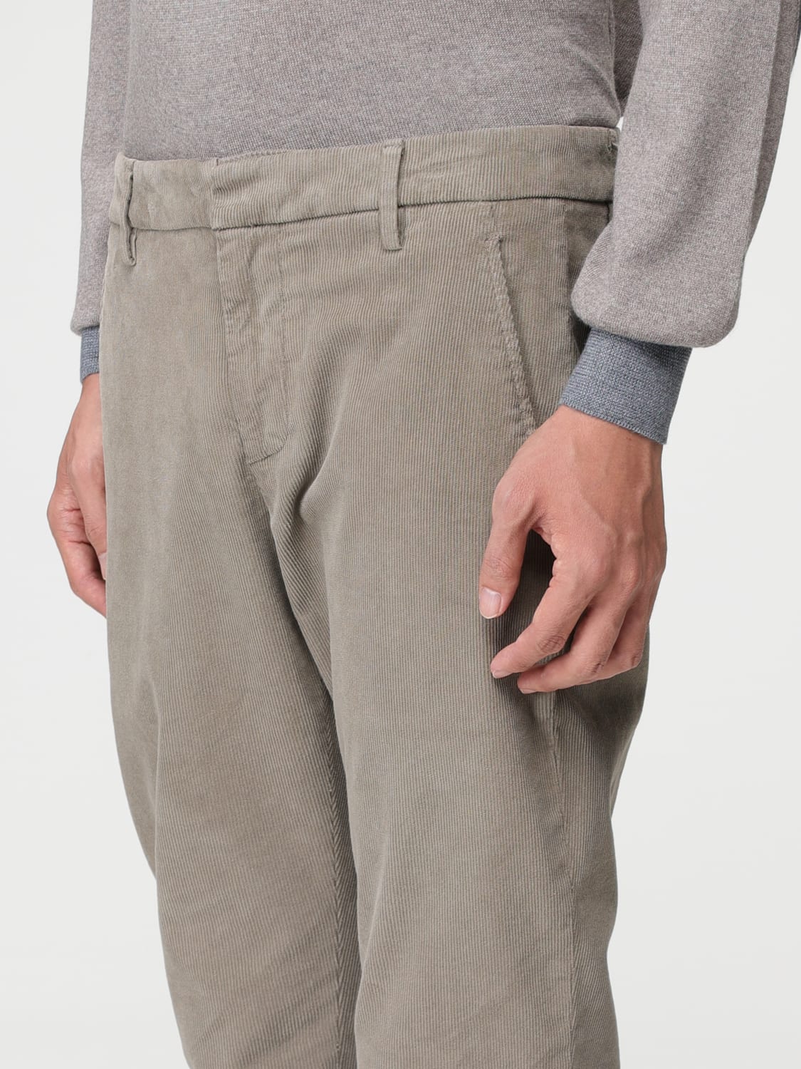 DONDUP PANTS: Pants men Dondup, Dove Grey - Img 3