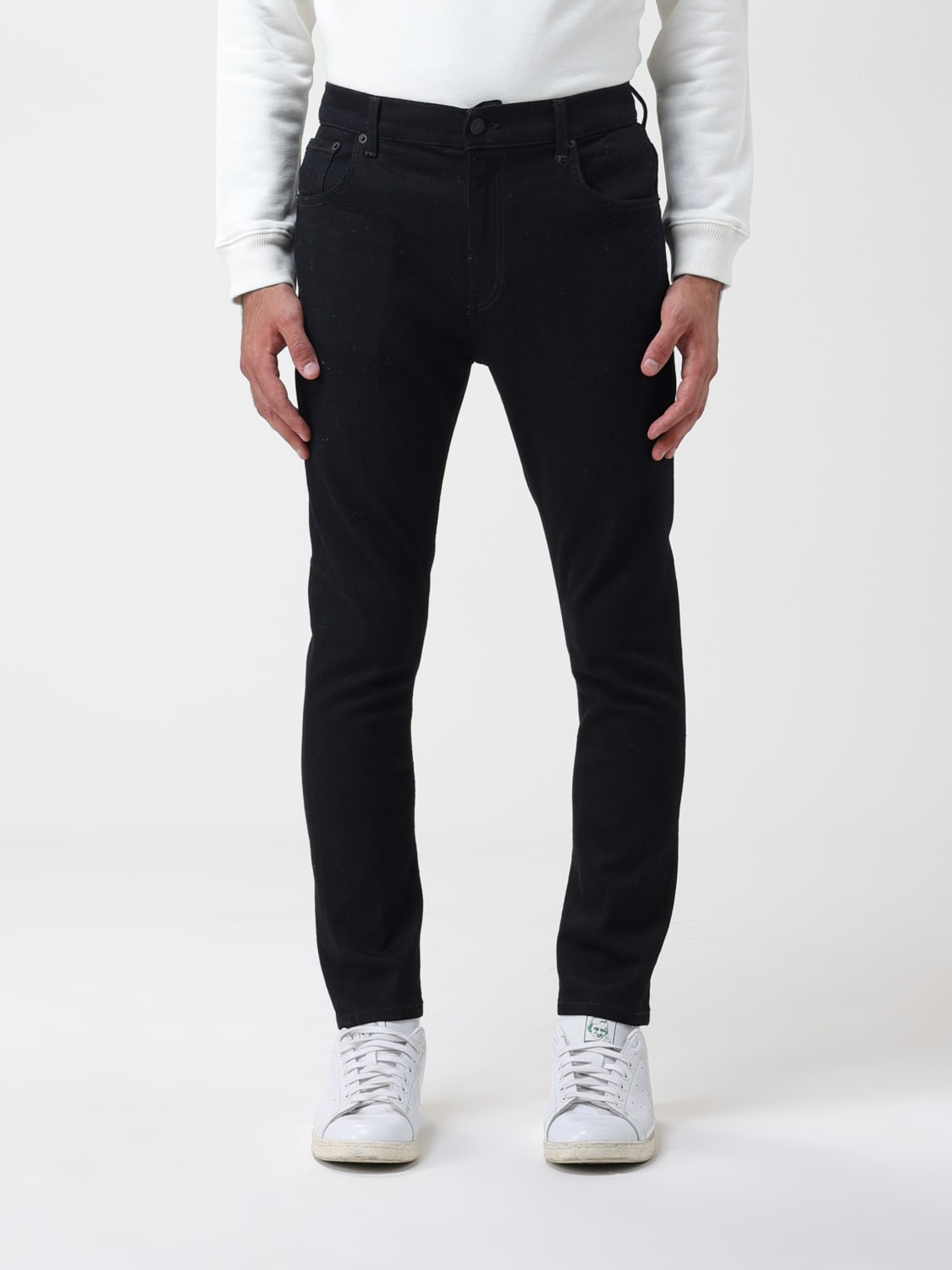 DONDUP JEANS: Dondup denim jeans, Black - Img 1