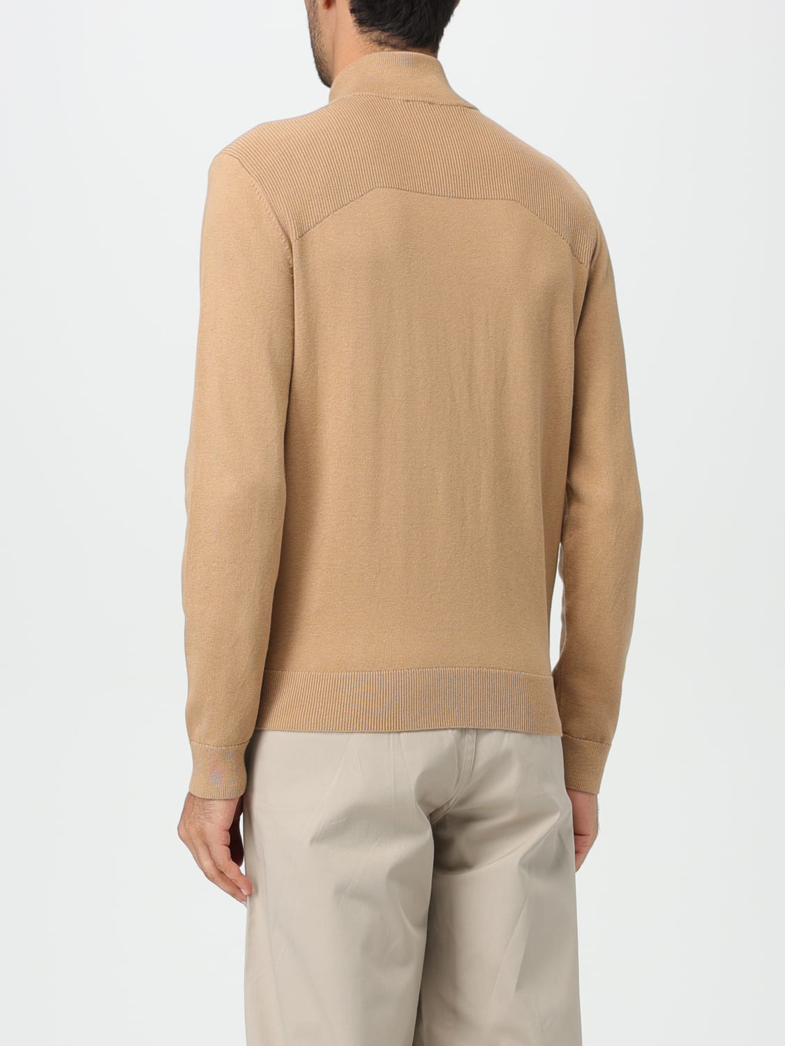 BOSS SWEATER: Sweater men Boss, Beige - Img 2