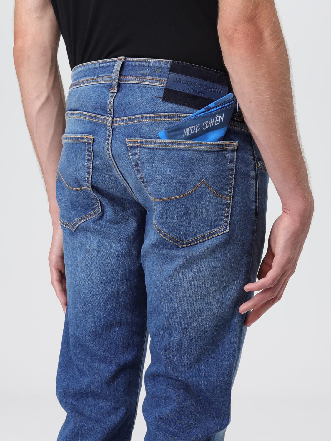 JACOB COHEN JEANS: Hose herren Jacob Cohen, Denim - Img 3